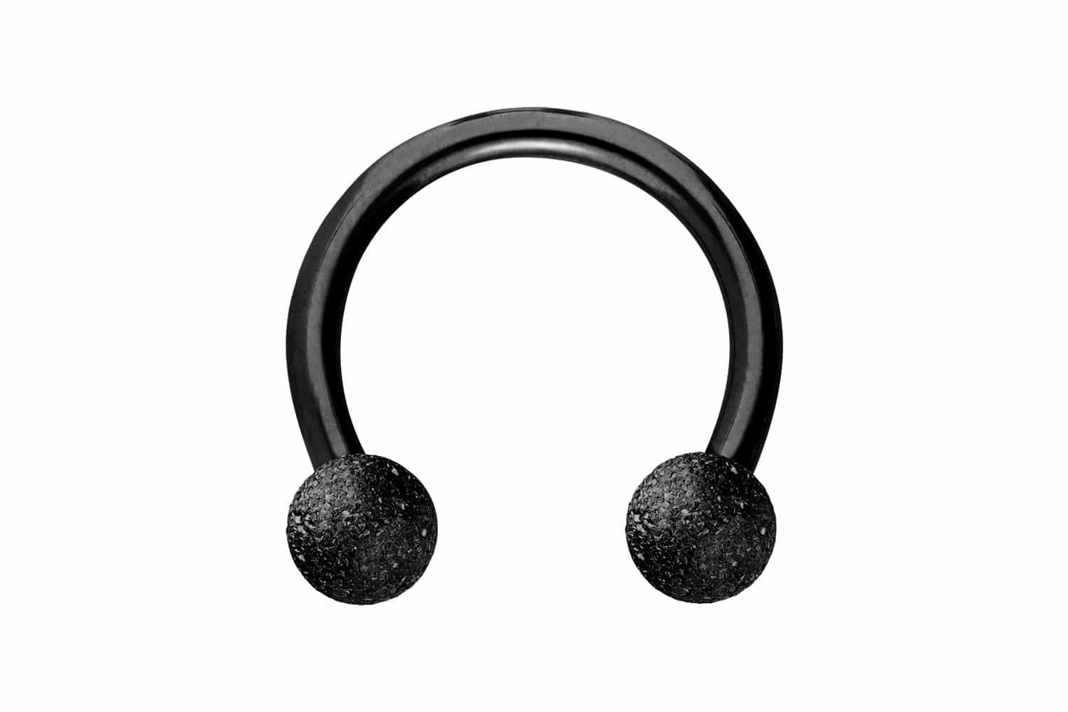 PIERCINGLINE Nasenpiercing Chirurgenstahl Hufeisenring DIAMANTOPTIK (Hufeisen-Ringe, 1-tlg)