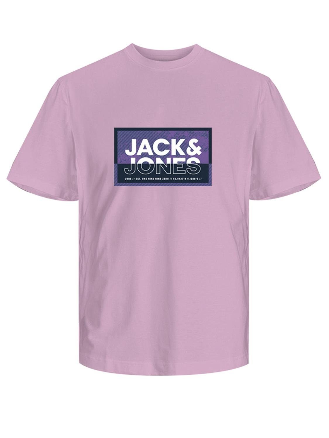 Jack & Jones T-Shirt JCOLOGAN SUMMER PRINT TEE CREW NECK FST