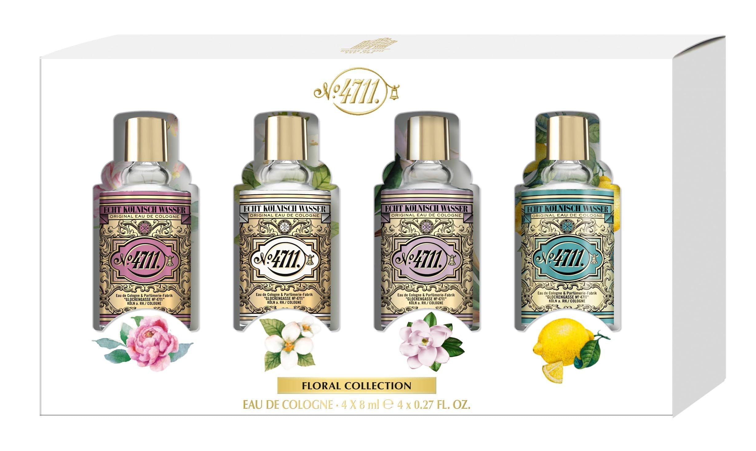 4711 Eau de Toilette 4711 Floral Collection Eau de Cologne Miniaturenset, 4 Düfte, 4 x 8 ml, 1-tlg.