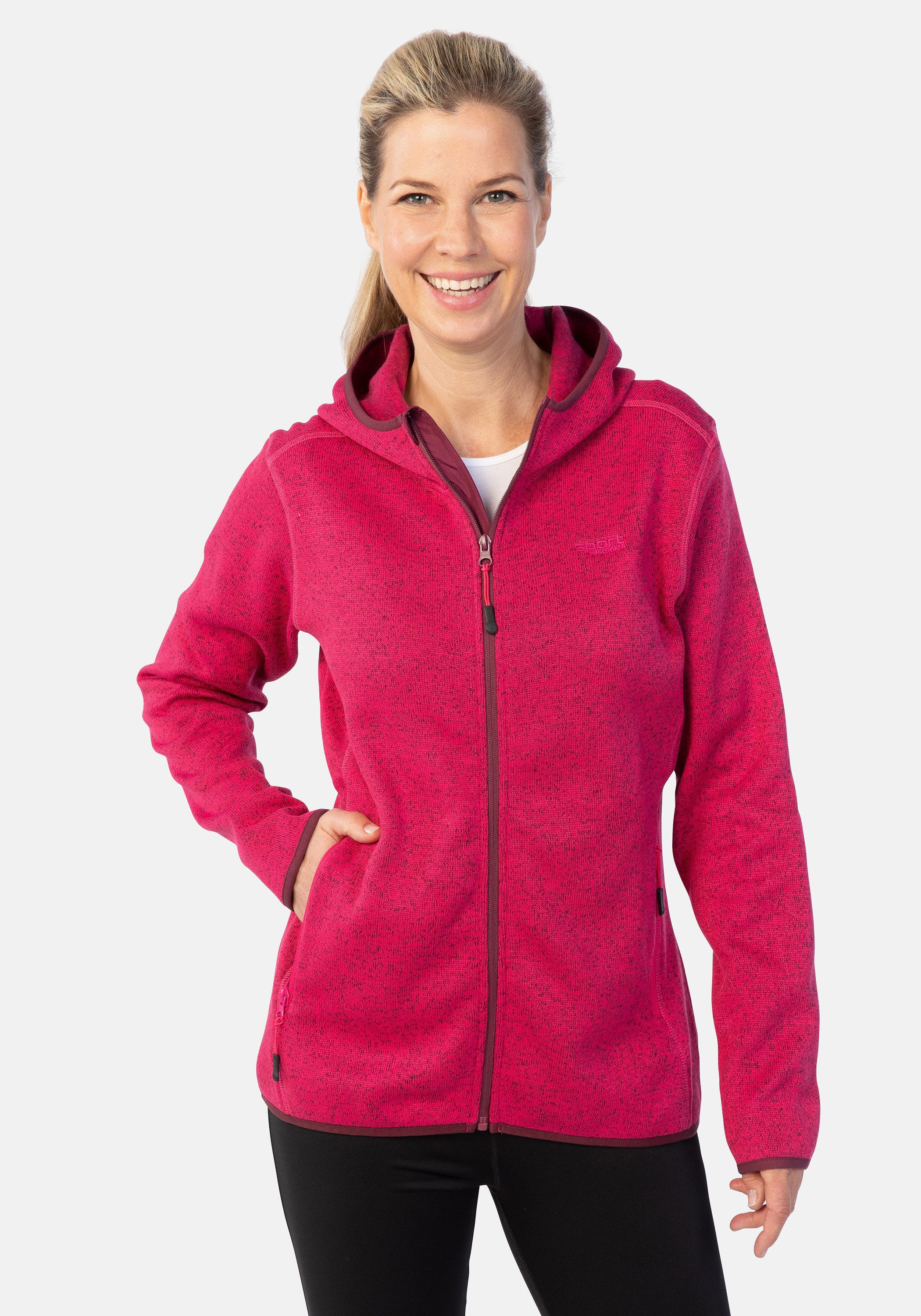 STOOKER WOMEN Sweatjacke JOANE Strickfleecejacke Sweatjacke günstig online kaufen