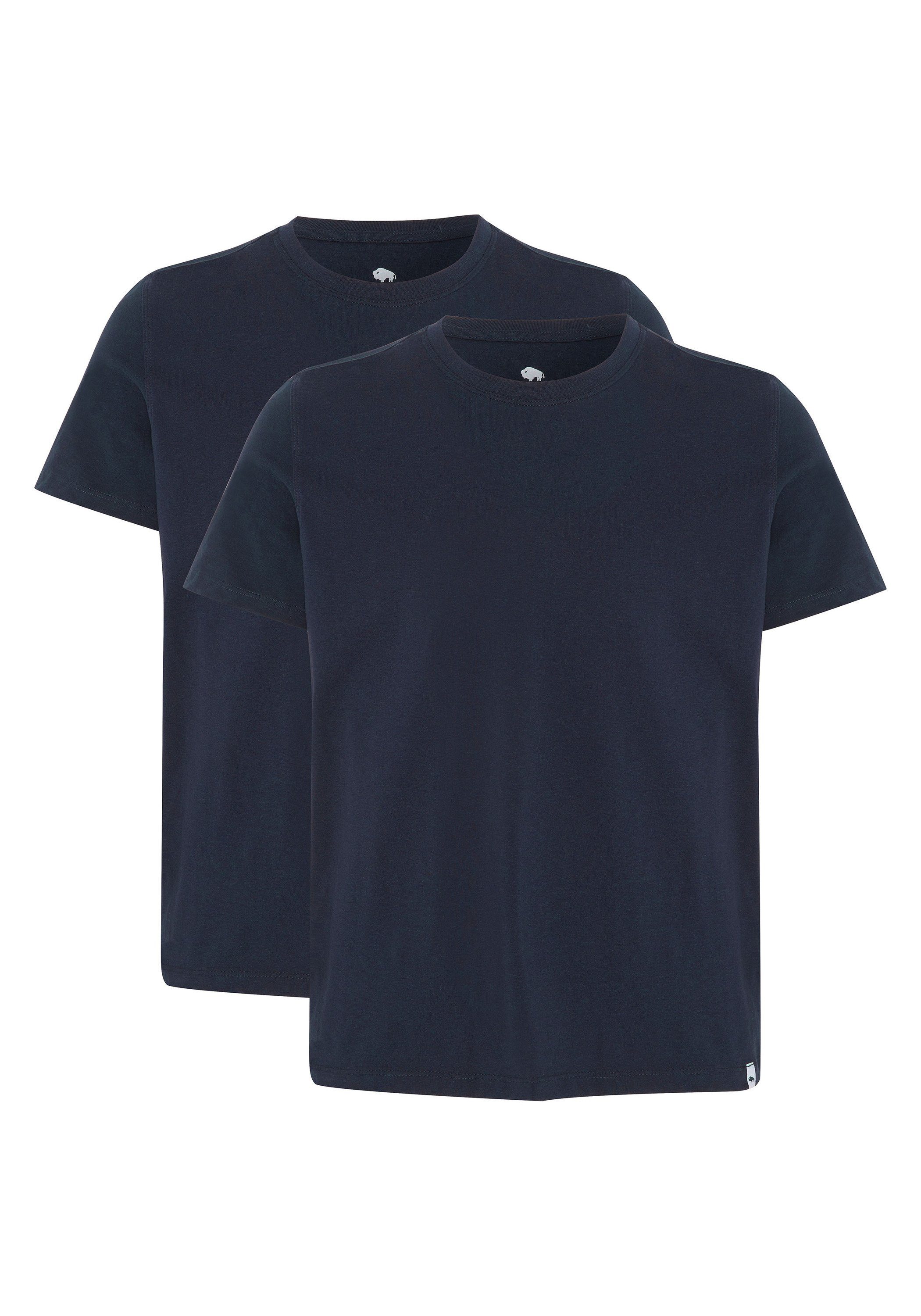 COLORADO DENIM T-Shirt Doppelpack mit Rundhalsausschnitt günstig online kaufen
