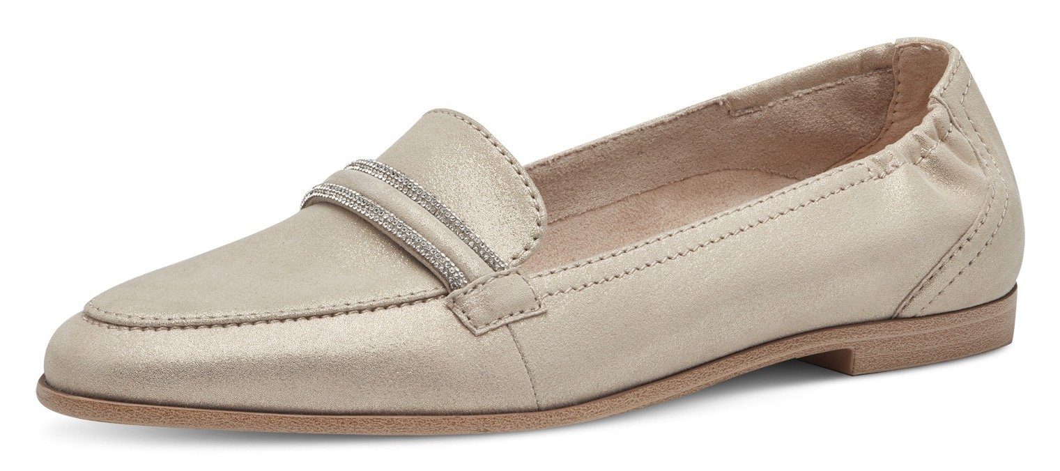 Tamaris Loafer Slipper, Business Schuh mit funkelnder Zierschnalle