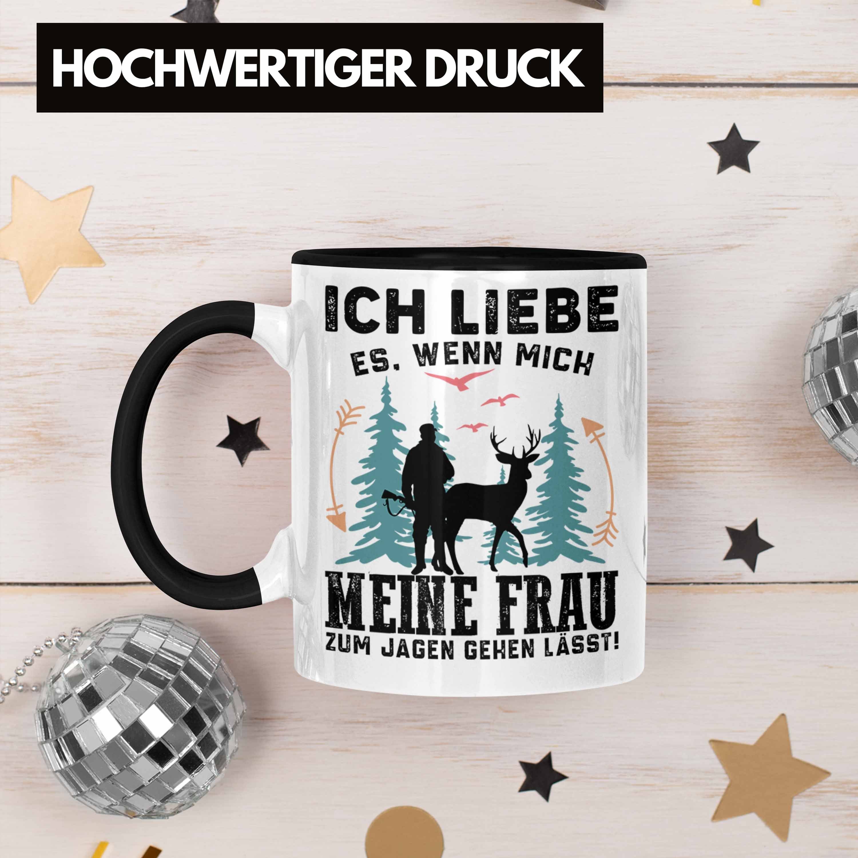 lässt Wenn Schwarz Frau Jagen Trendation Liebe gehen Trendation Ich Meine Es Tasse Jagen Geschenk Mich Tasse zum Jäger -