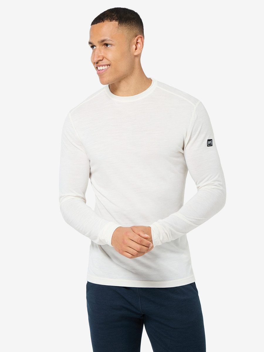 Langarmshirt für Herren, Merino M TUNDRA175 LS