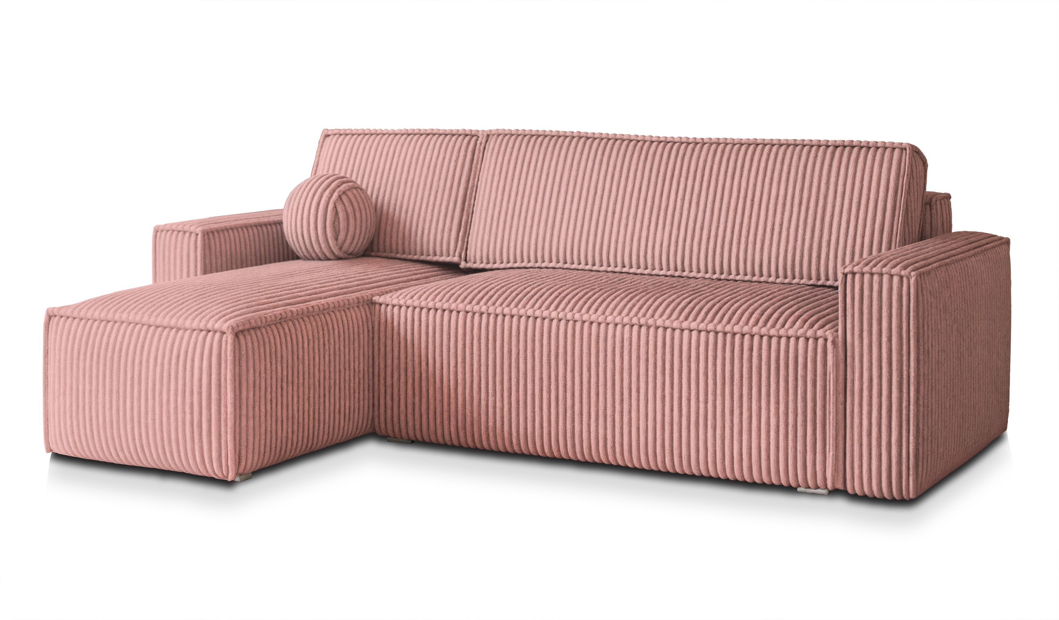 Masseno Ecksofa RAVELO mit Schlaffunktion L-Form, Sofa mit Bettkasten günstig online kaufen