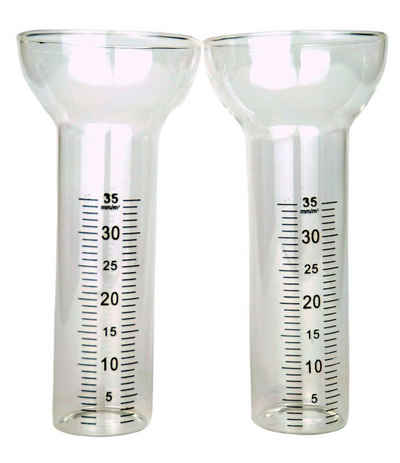 Gartenursel »Ersatzglas für Regenmesser - Glaszylinder für Niederschlagsmesser Set 2-teilig Kelch« Regenmesser