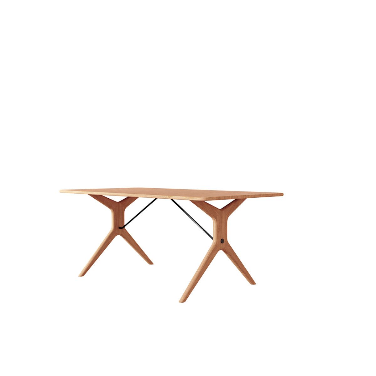 Tikamoon Esstisch Ausziehbarer Tisch aus massiver Eiche, 6-12 Pers. Martin