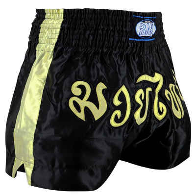 BAY-Sports Sporthose Thaiboxhose Thaiboxen Hose Shorts Muay Thai Kick (1-tlg) Kixkboxen, MMA, für Kinder und Erwachsene