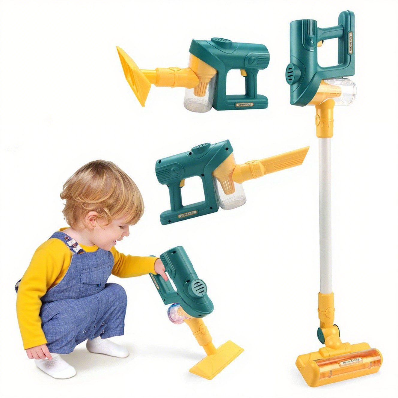 CLTYQ Kinder-Staubsauger Reinigungswerkzeuge für Kinder 3 4 5 6 Jahren Spie günstig online kaufen