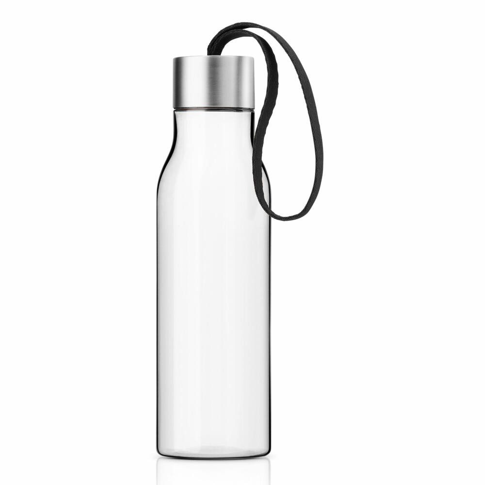 Eva Solo Trinkflasche Kunststoff/Edelstahl/Silikon Schwarz 500 ml