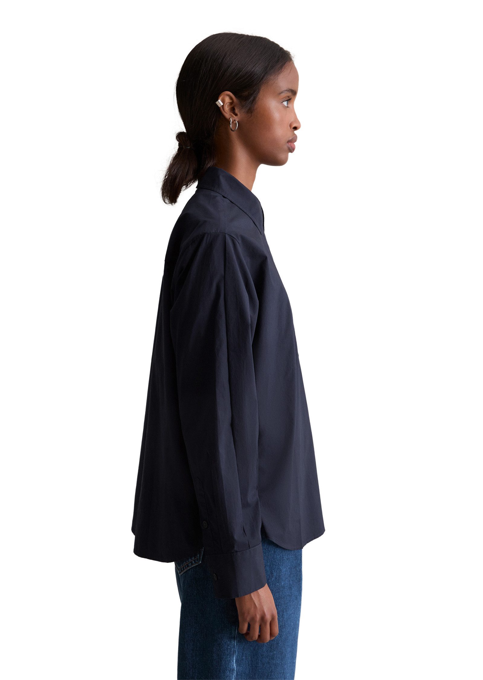 Marc O'Polo DENIM Langarmbluse aus softem Popeline günstig online kaufen