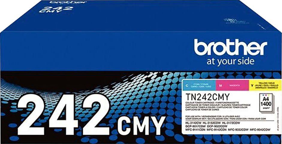 Brother Tonerpatrone Bundle, 3-St) TN-242CMY (Packung