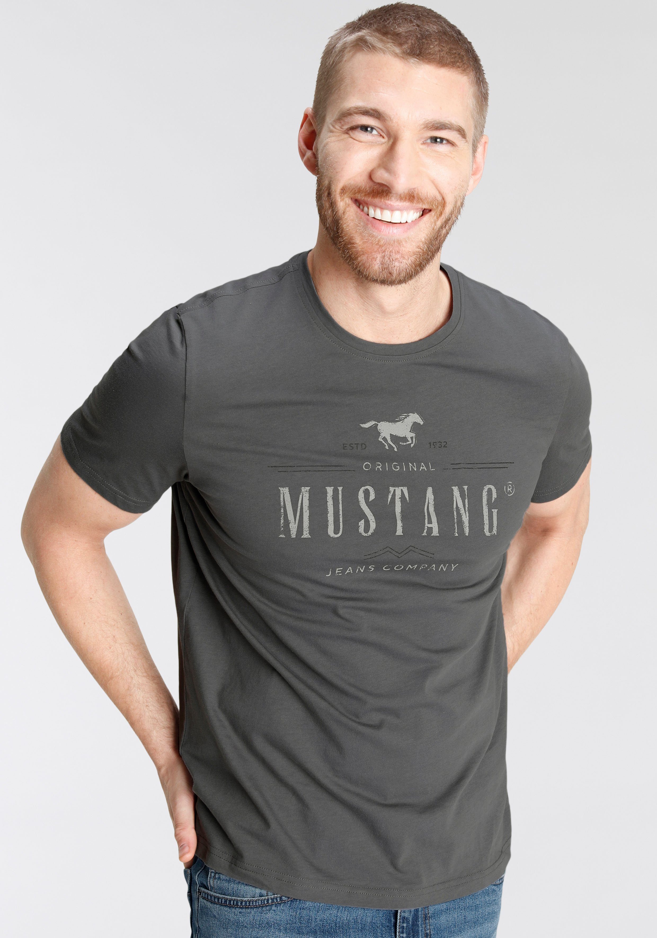 MUSTANG T-Shirt Style Alex C Print günstig online kaufen