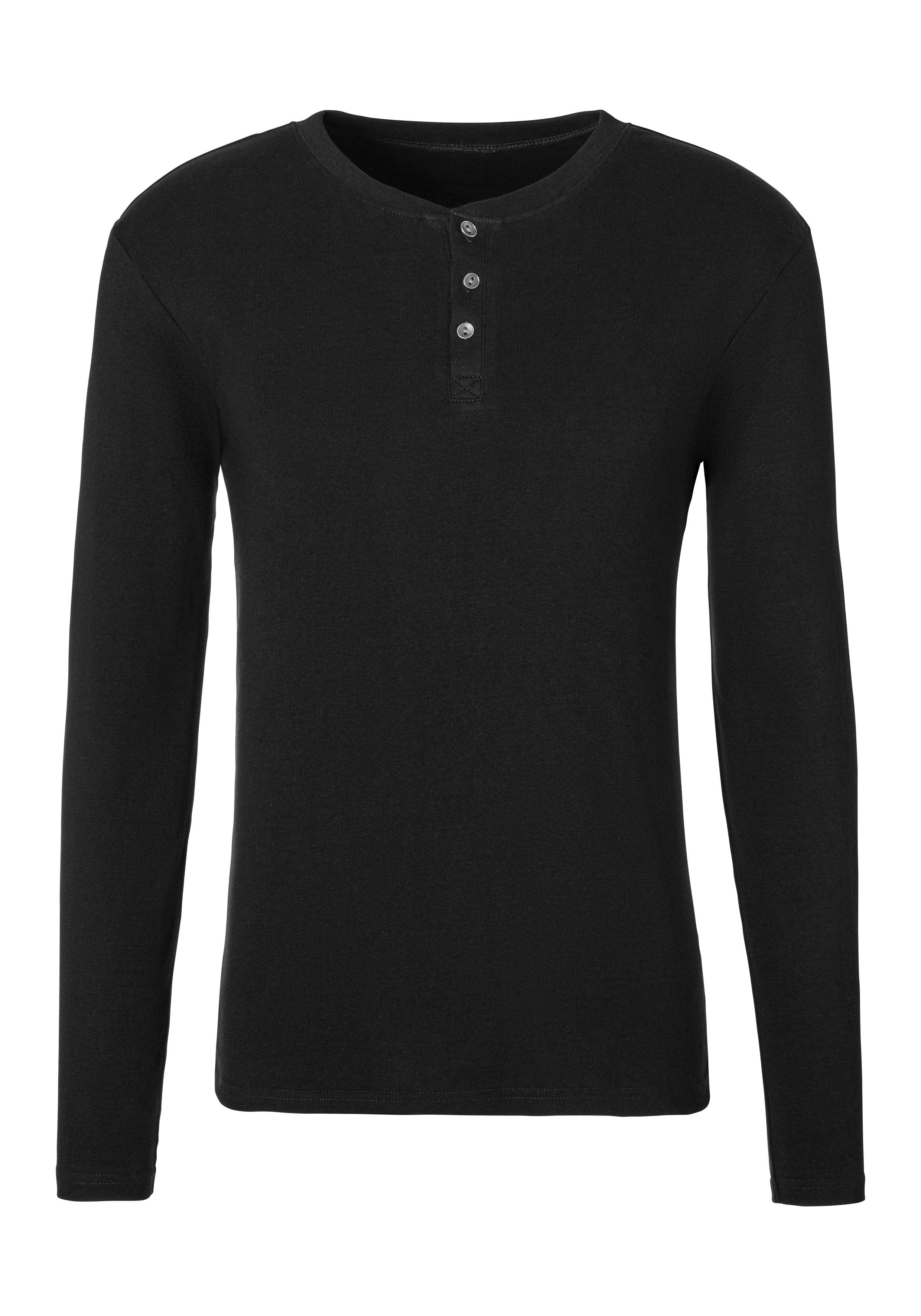 H.I.S Langarmshirt mit aufwendiger Knopfleiste