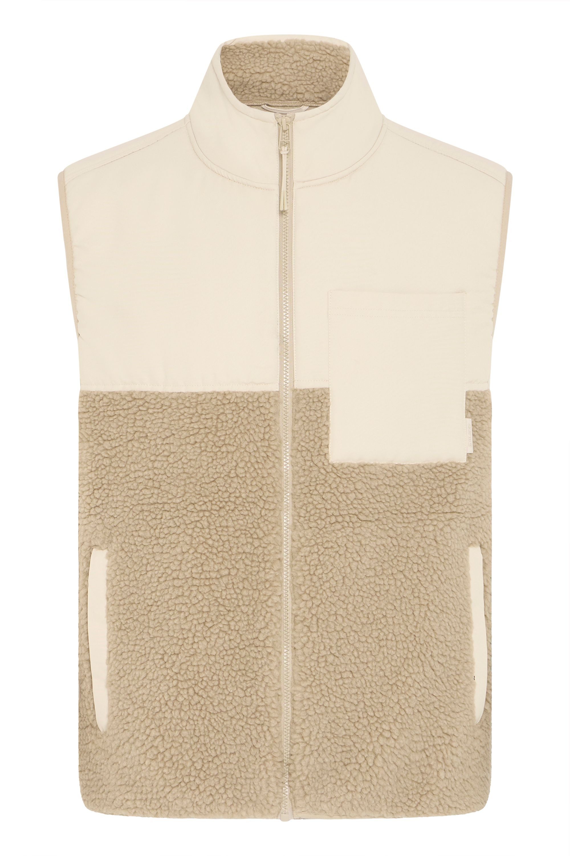 Blend Plüschweste BHErmin Sportliche Teddy-Weste in Colorblock-Optik günstig online kaufen