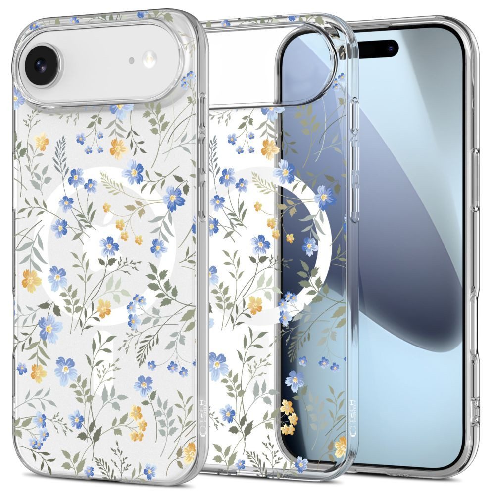 TECH PROTECT Handyhülle Schutzhülle Magnethülle Blumenhülle, MagSafe-kompatibel, Blumenmuster, kratzfest