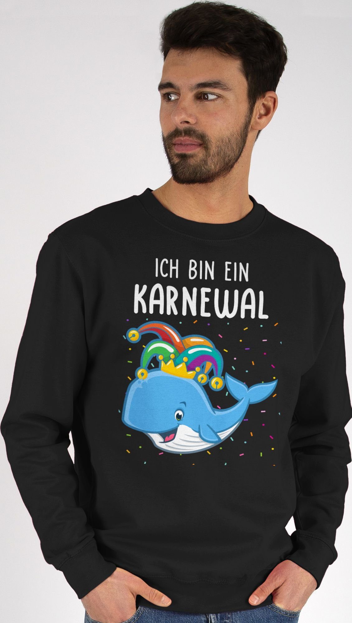 Shirtracer Sweatshirt Karnewal Kostüm - Fasching Karneval Fastnacht - Ich bin ein Karnewal (1-tlg) Karneval & Fasching