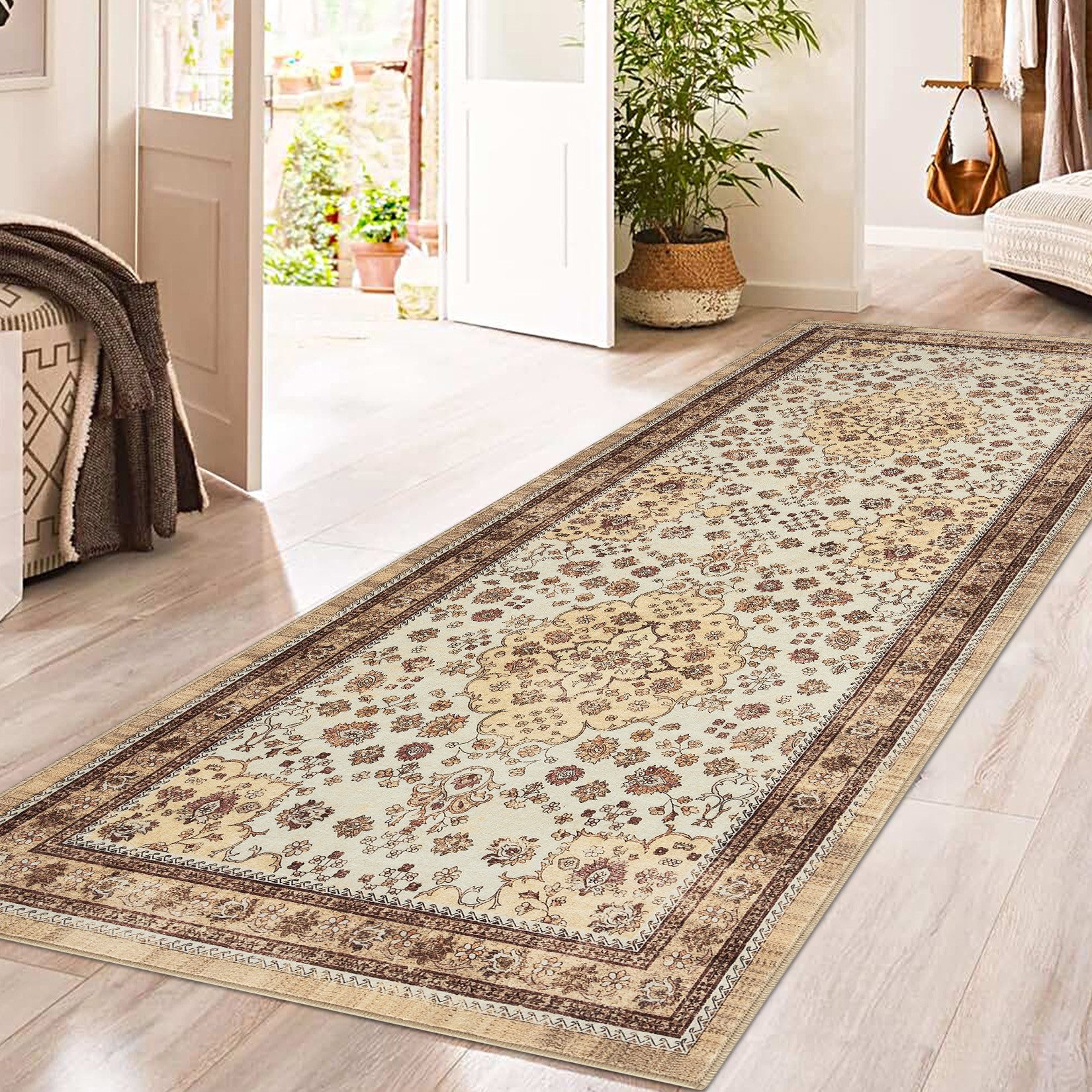 GarveeMore Teppich Teppich Wohnzimmer Vintage Teppiche günstig online kaufen