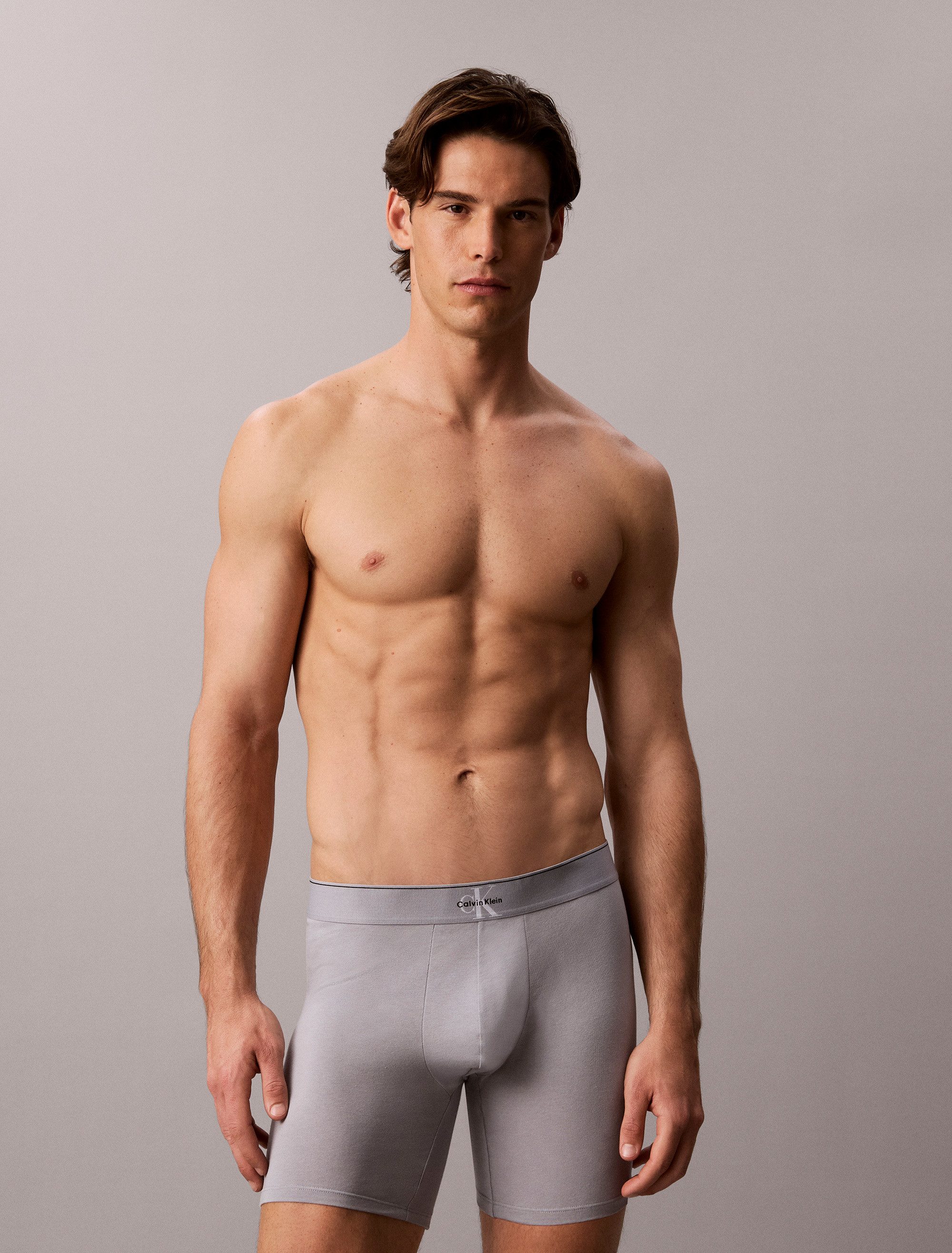 Calvin Klein Underwear Boxershorts Boxer Brief 3PK (Packung, 3er-Pack) Körpernahe Passform mit elastischem Bund