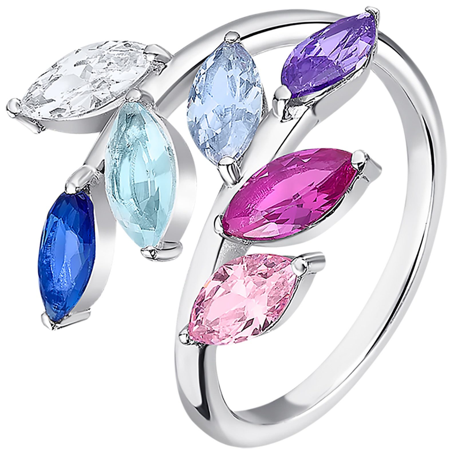 LOTUS SILVER Silberring LOTUS Silver Ring Zirkoniastein 925 (Fingerring), R günstig online kaufen