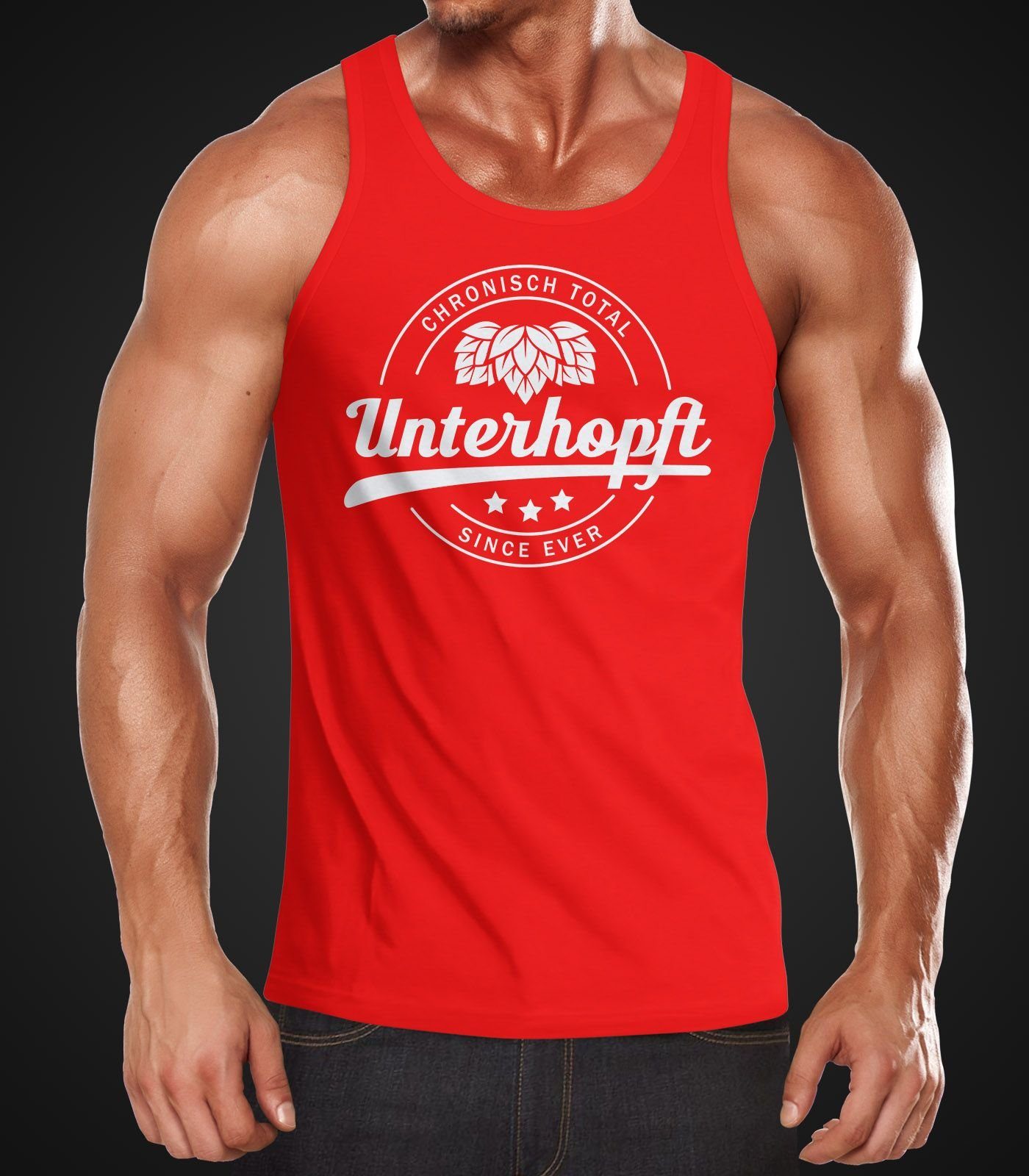 MoonWorks Tanktop Chronisch Unterhopft Tank-Top Chronisch günstig online kaufen