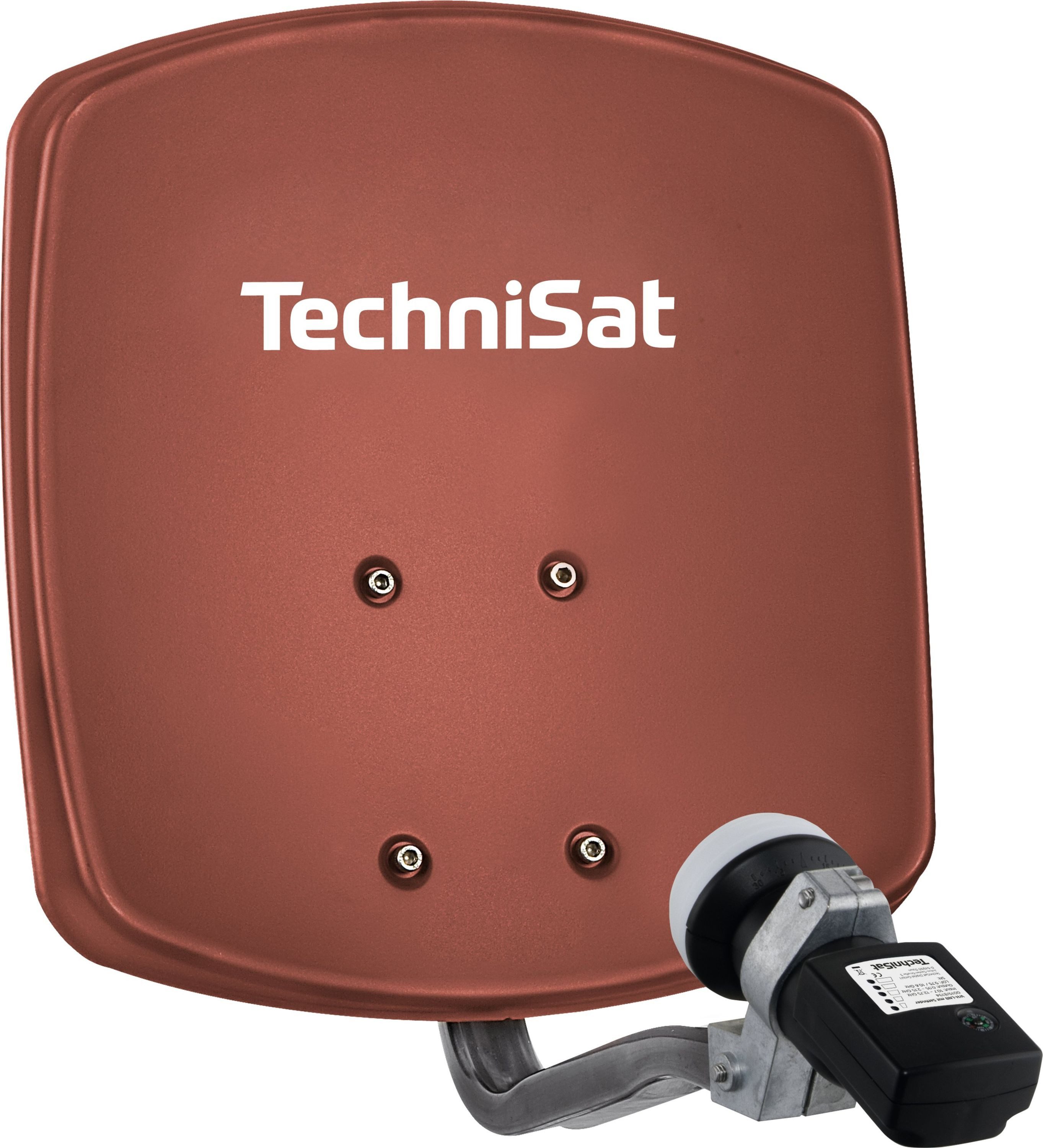 TechniSat DIGIDISH 33 mit Satfinder V/H-LNB Sat-Spiegel (33 cm, Aluminium, LNB mit Satfinder)