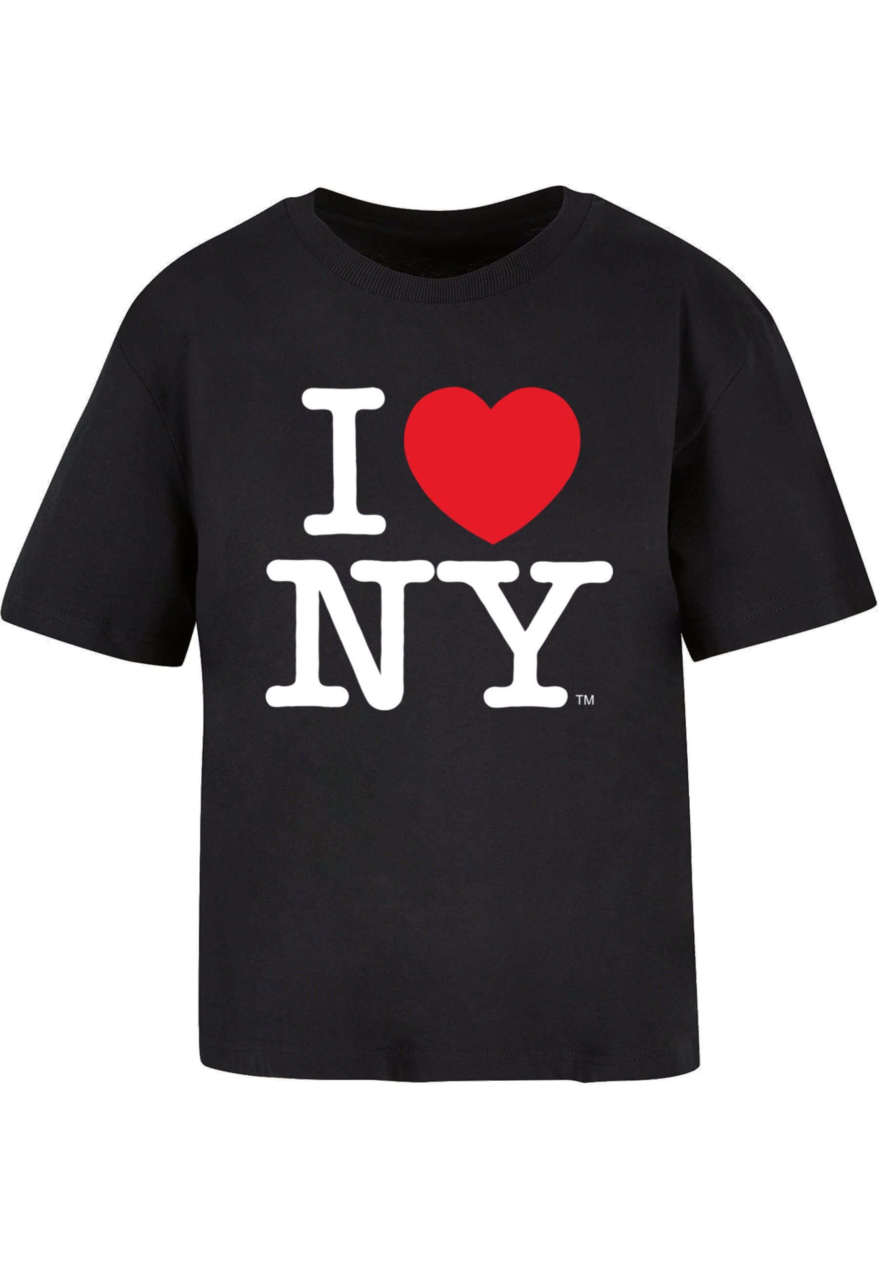 Merchcode T-Shirt Merchcode Ladies I Love NY Tee (1-tlg)
