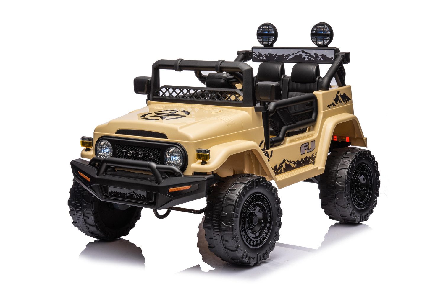 Smarty Elektro-Kinderauto Elektro Kinderauto TOYOTA FJ mit Lizenz Allrad 4x25W
