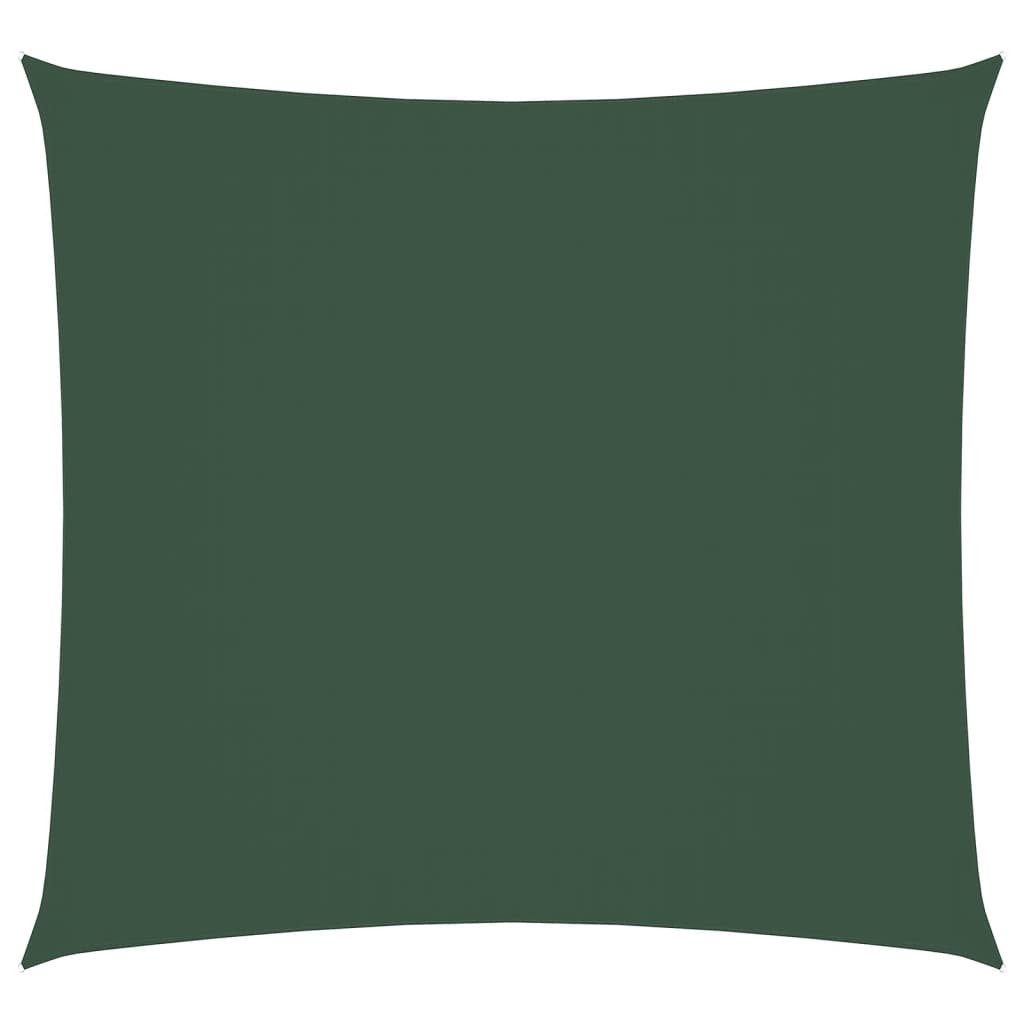 Sonnensegel Sonnensegel Oxford-Gewebe Quadratisch 5x5 m Dunkelgrün