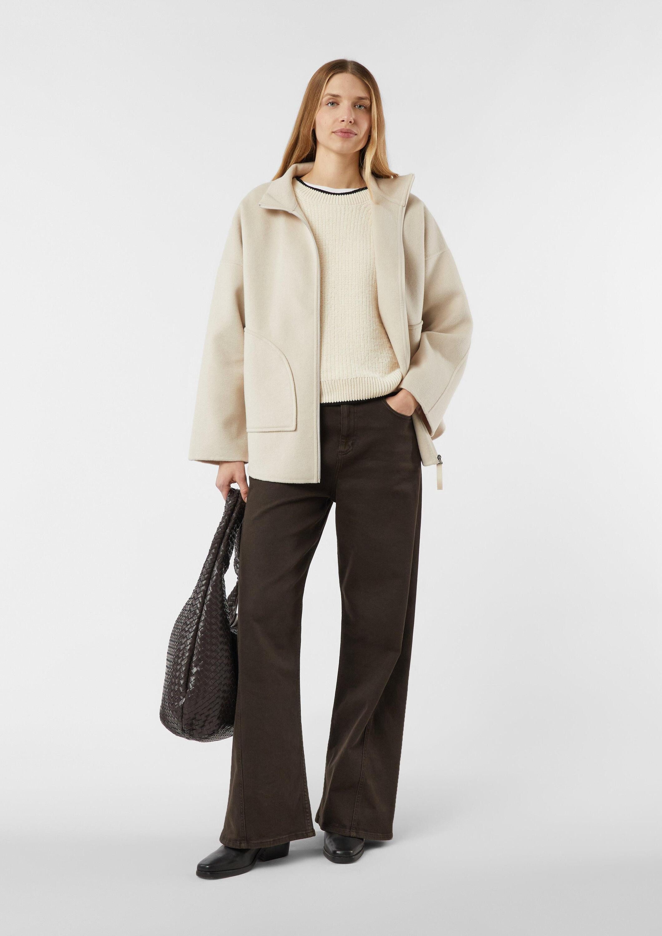 comma Funktionsjacke Outdoor-Umhang Oversize Doubleface-Cape