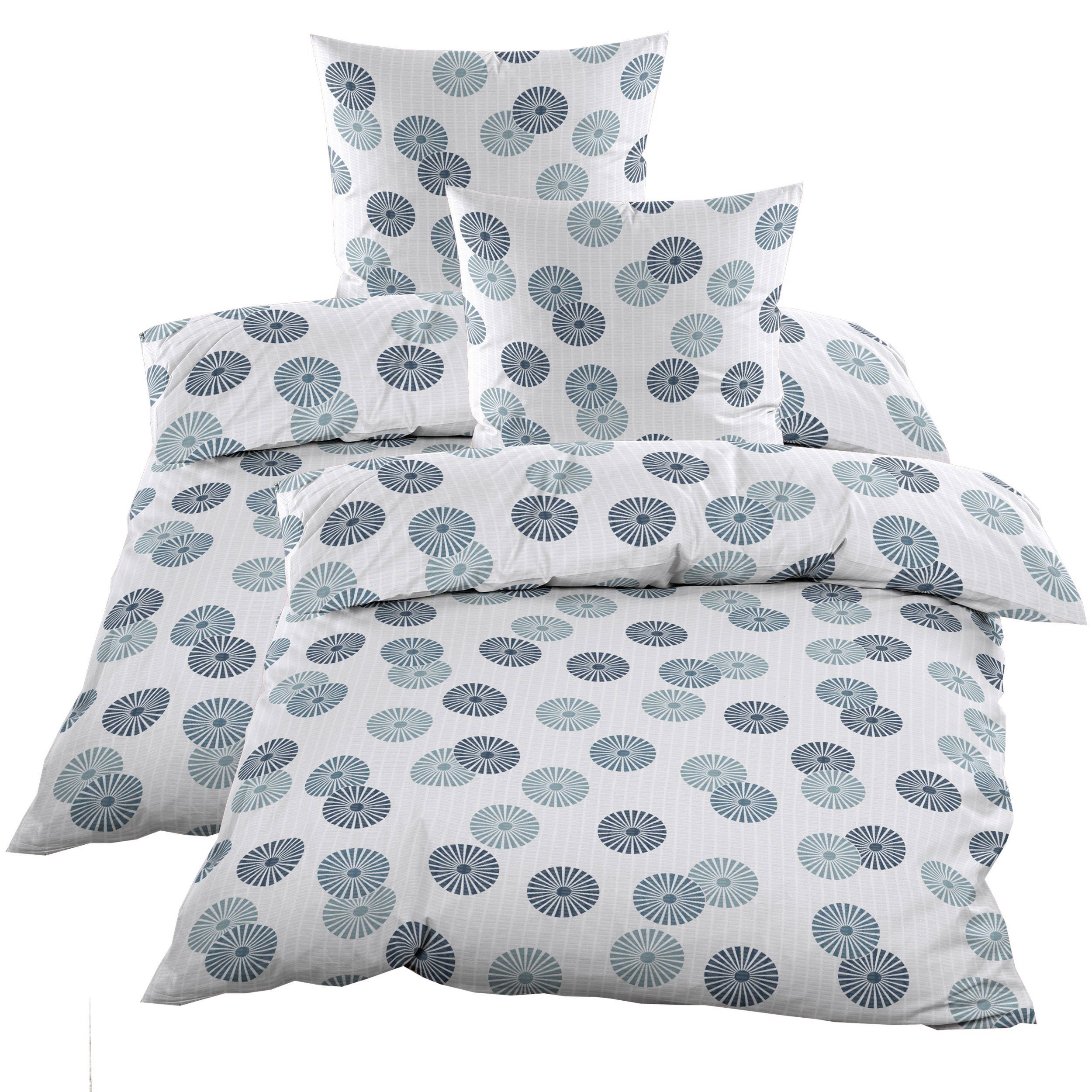 Casa Colori Bettwäsche Seersucker 135x200 Reißverschluss günstig online kaufen