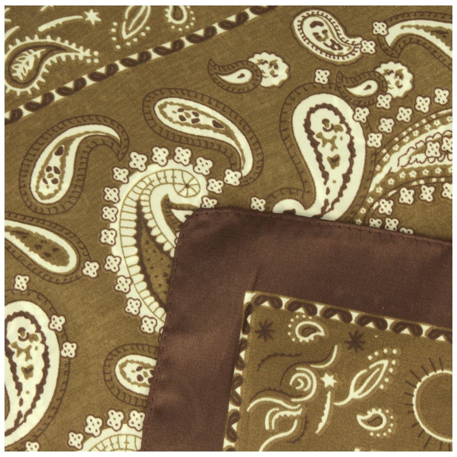 Trachtentuch Paisley-Muster mit Seidiges Breiter Nickituch,