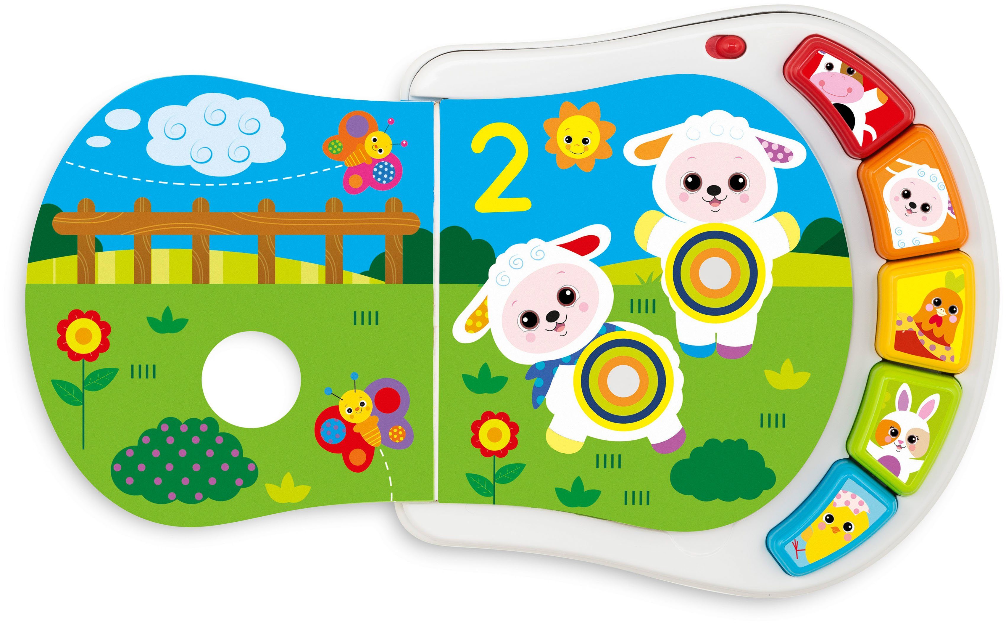 Chicco Lernspielzeug Zahlen Farmbuch