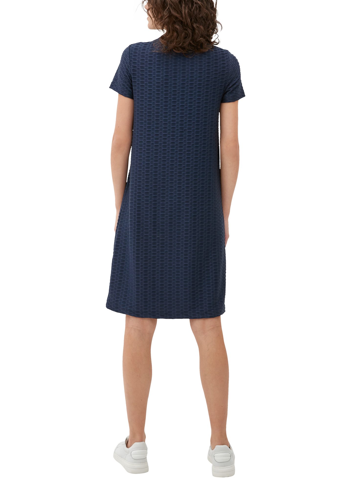 s.Oliver Strukturmuster mit Shirt-Kleid Minikleid