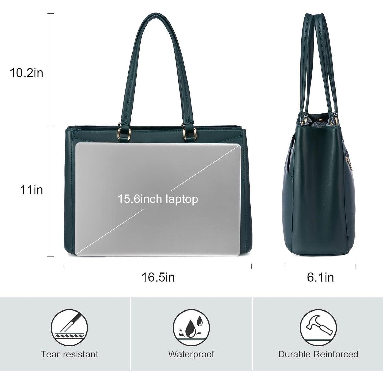 LuxusKollektion Laptoptasche Laptoptasche Damen 15,6 Zoll Wasserdicht 1-grün 15,6 Zoll