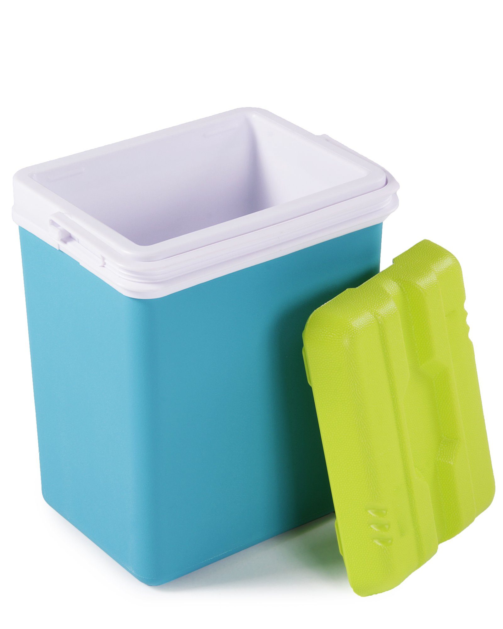 Picknick, L Blau/Grün aus + 35 15 ONDIS24 Kühltasche Set Volumen, für Camping Promotion Kühlbox Kunststoff &