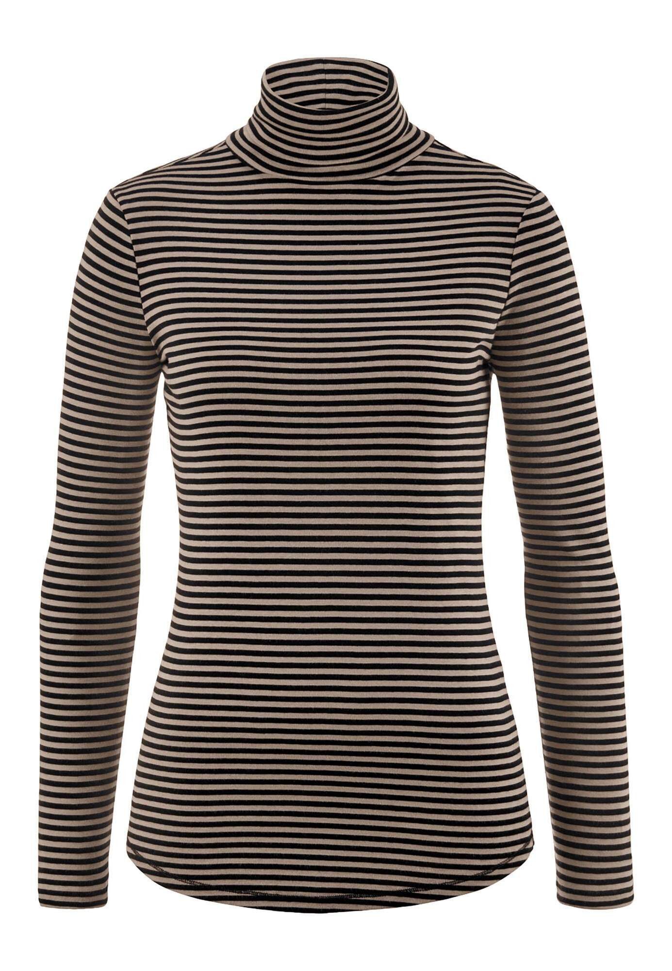 Hessnatur T-Shirt Longsleeve Fitted aus Bio-Baumwolle und Modal (1-tlg)