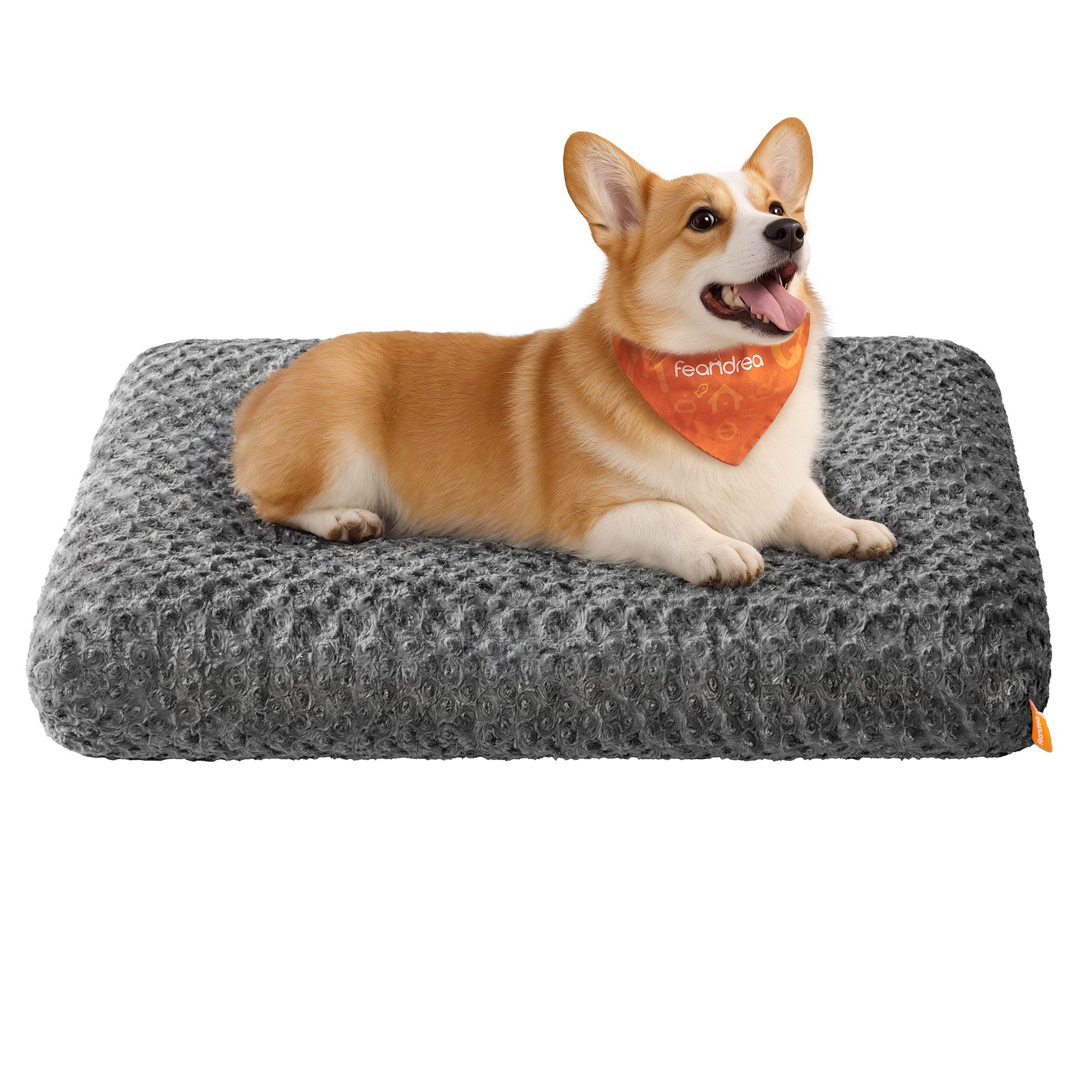 FEANDREA Hundebett, flauschige Hundematte, Plüsch, waschbar, weich günstig online kaufen