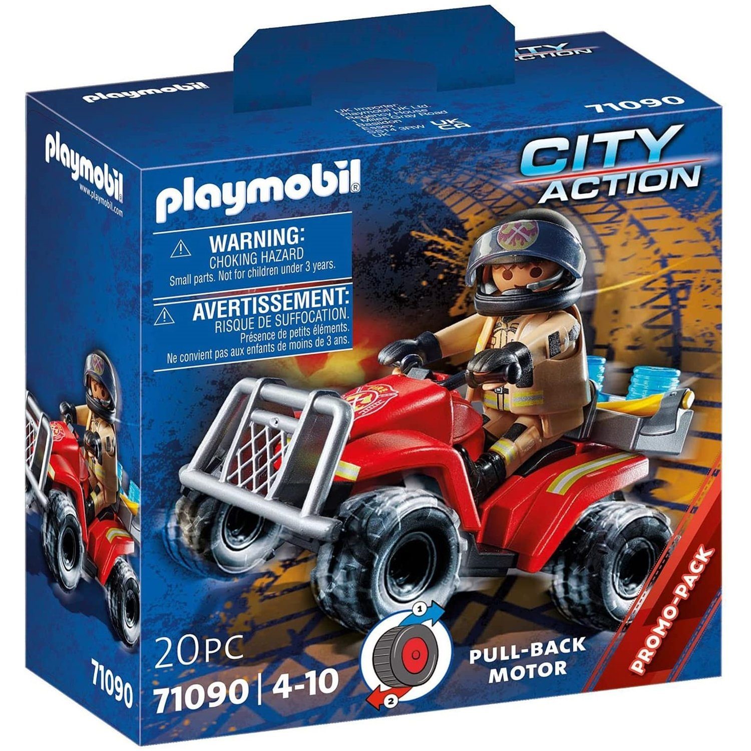 Playmobil® 71090 Feuerwehr-Speed Quad Konstruktions-Spielset günstig online kaufen