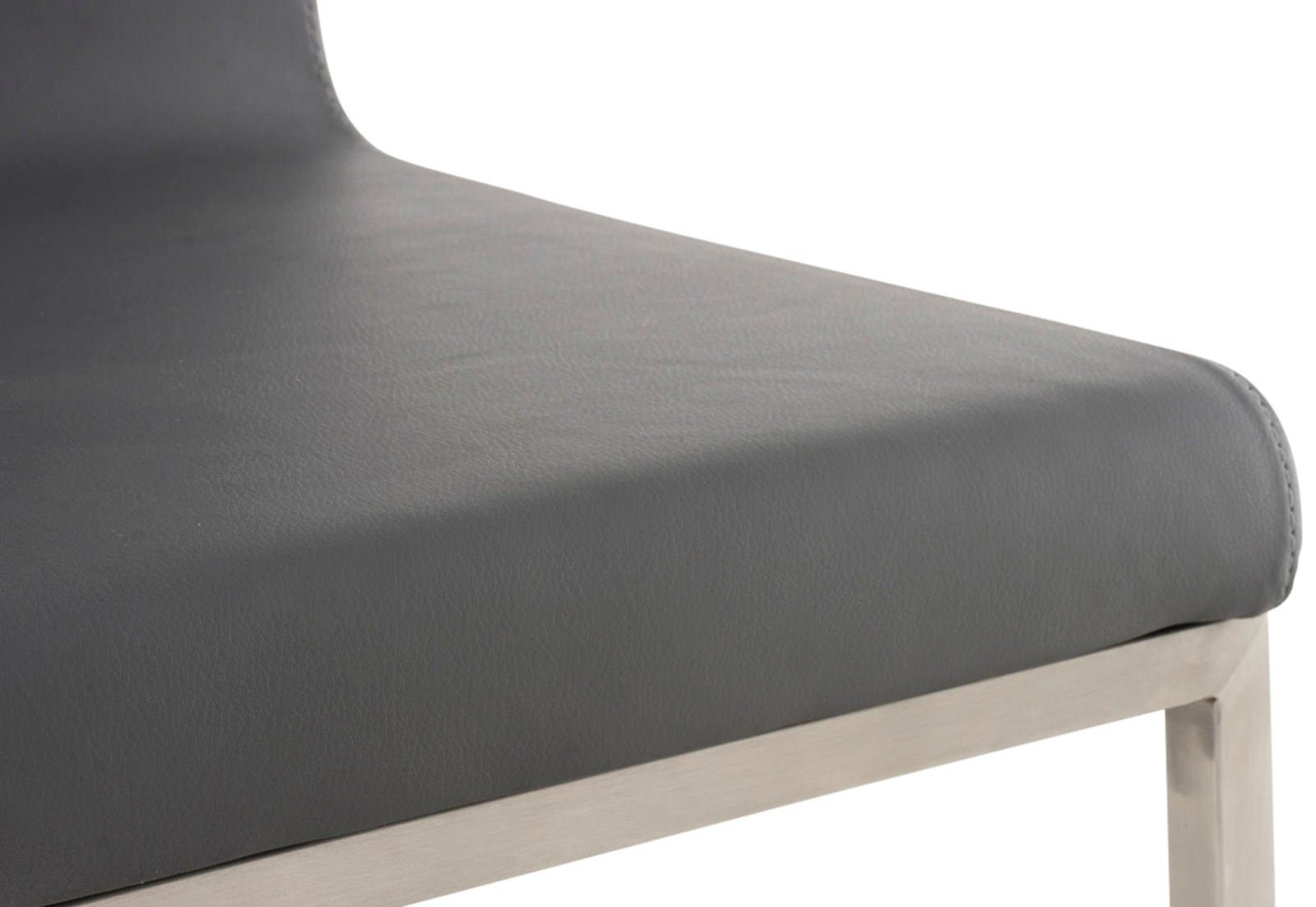 CLP Esszimmerstuhl Esszimmerstühle Colmar Kunstleder (2er Set, 2 St), Edelstahlgestell