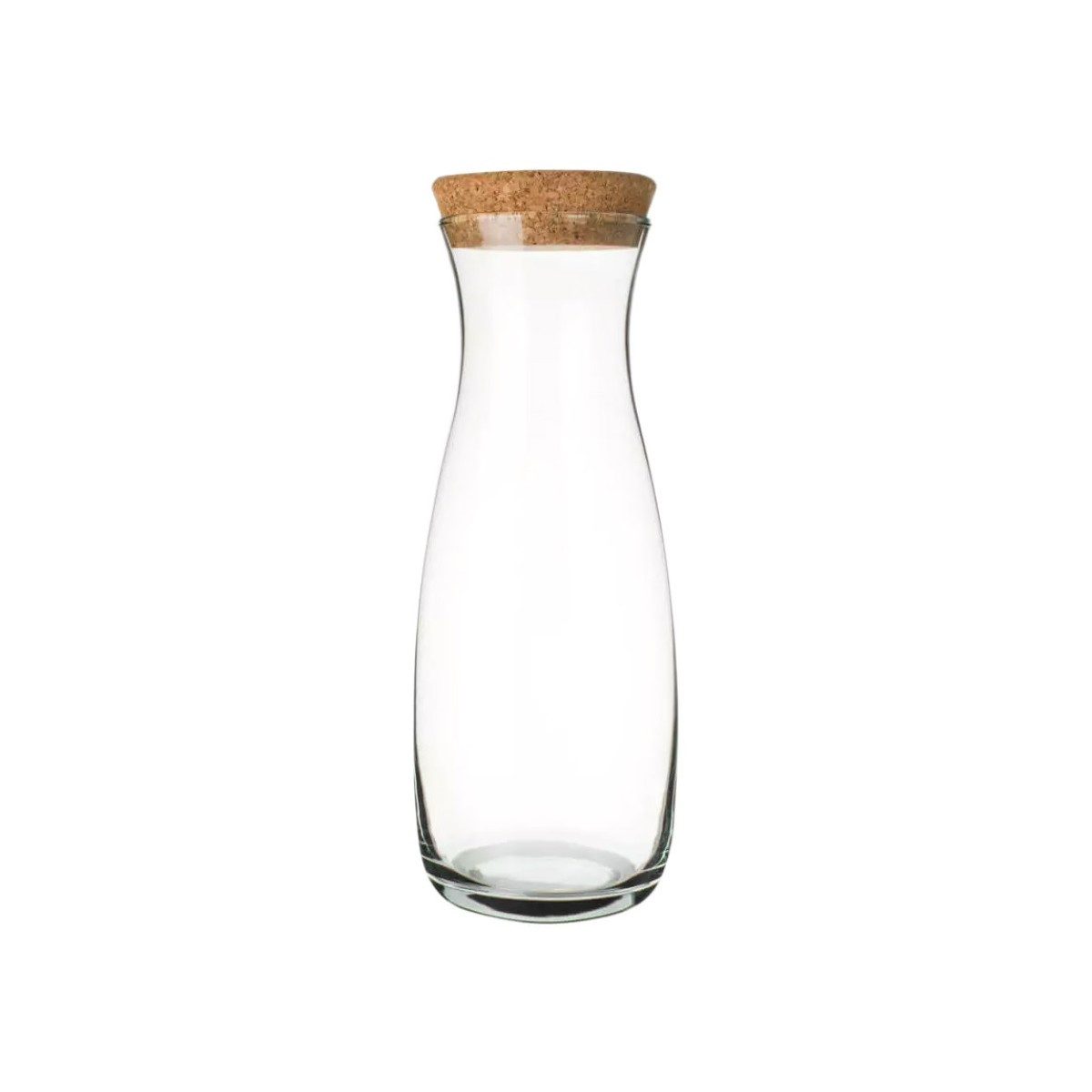 Pasabahce Karaffe Amphora Karaffe 1,18 L aus Glas mit Korkdeckel, (1-tlg)