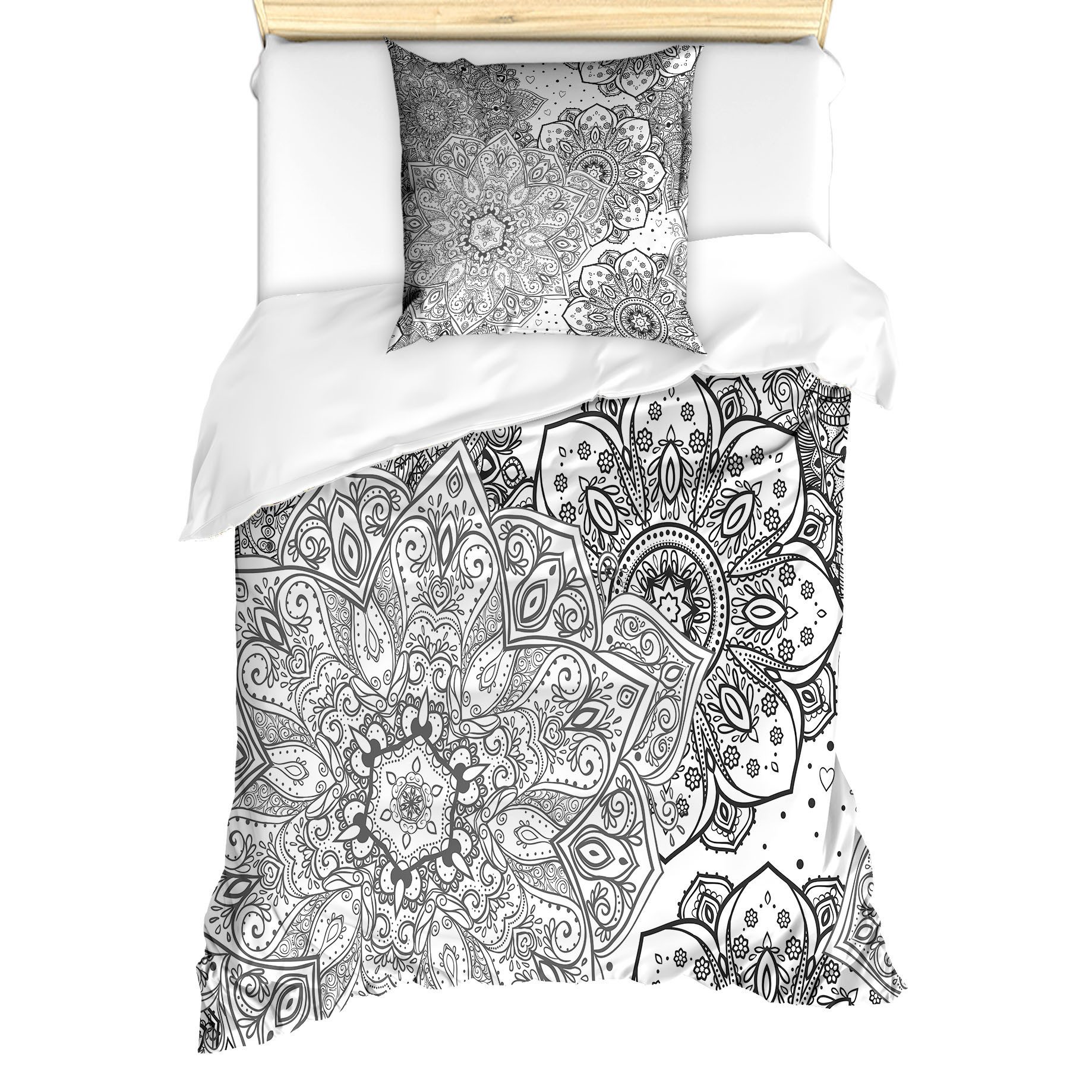 Bettwäsche Milbensicher Allergiker geeignet mit Kissenbezug