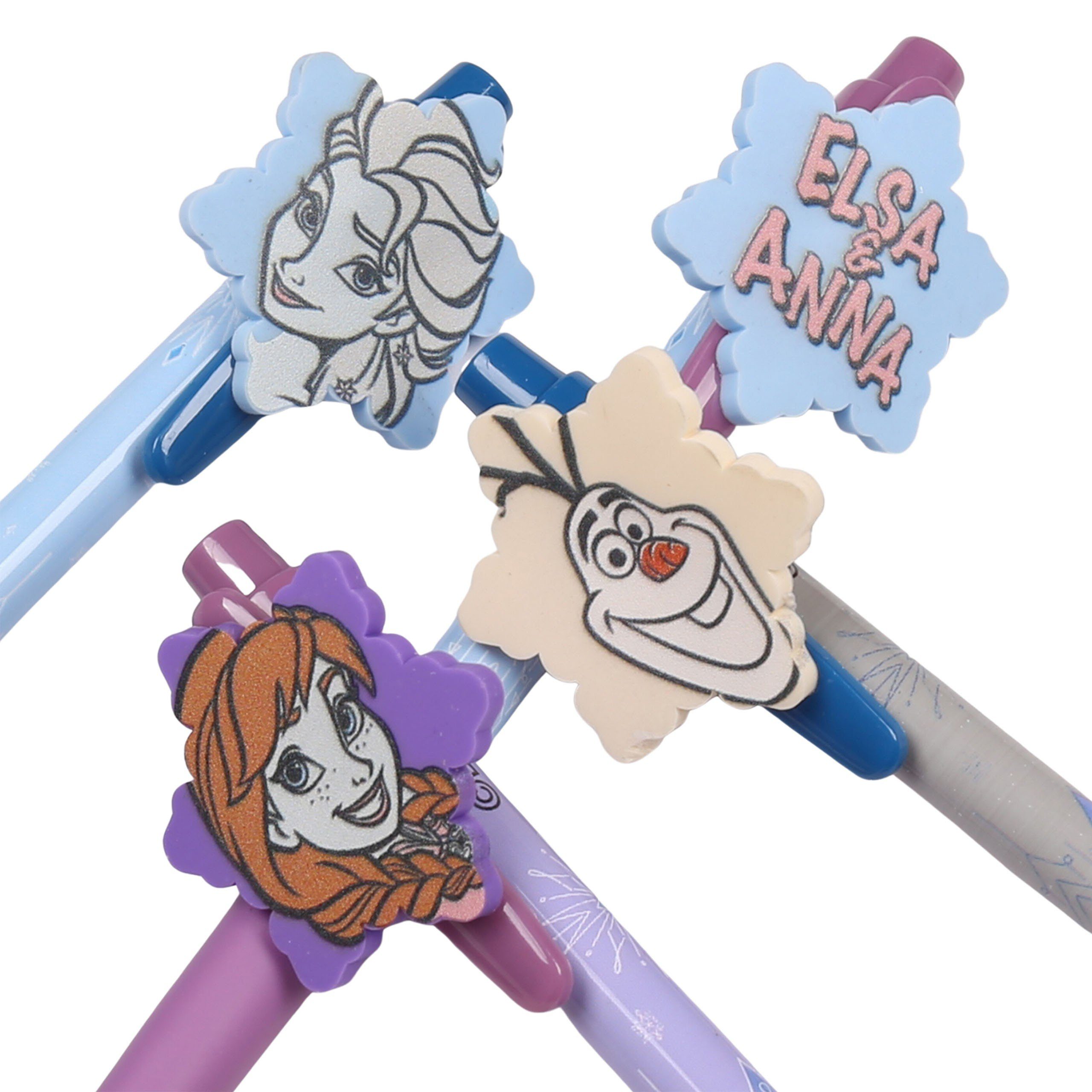 Disney Kugelschreiber Disney Die Eiskönigin. Völlig unverfroren- 4 Stifte, schwarze Tinte