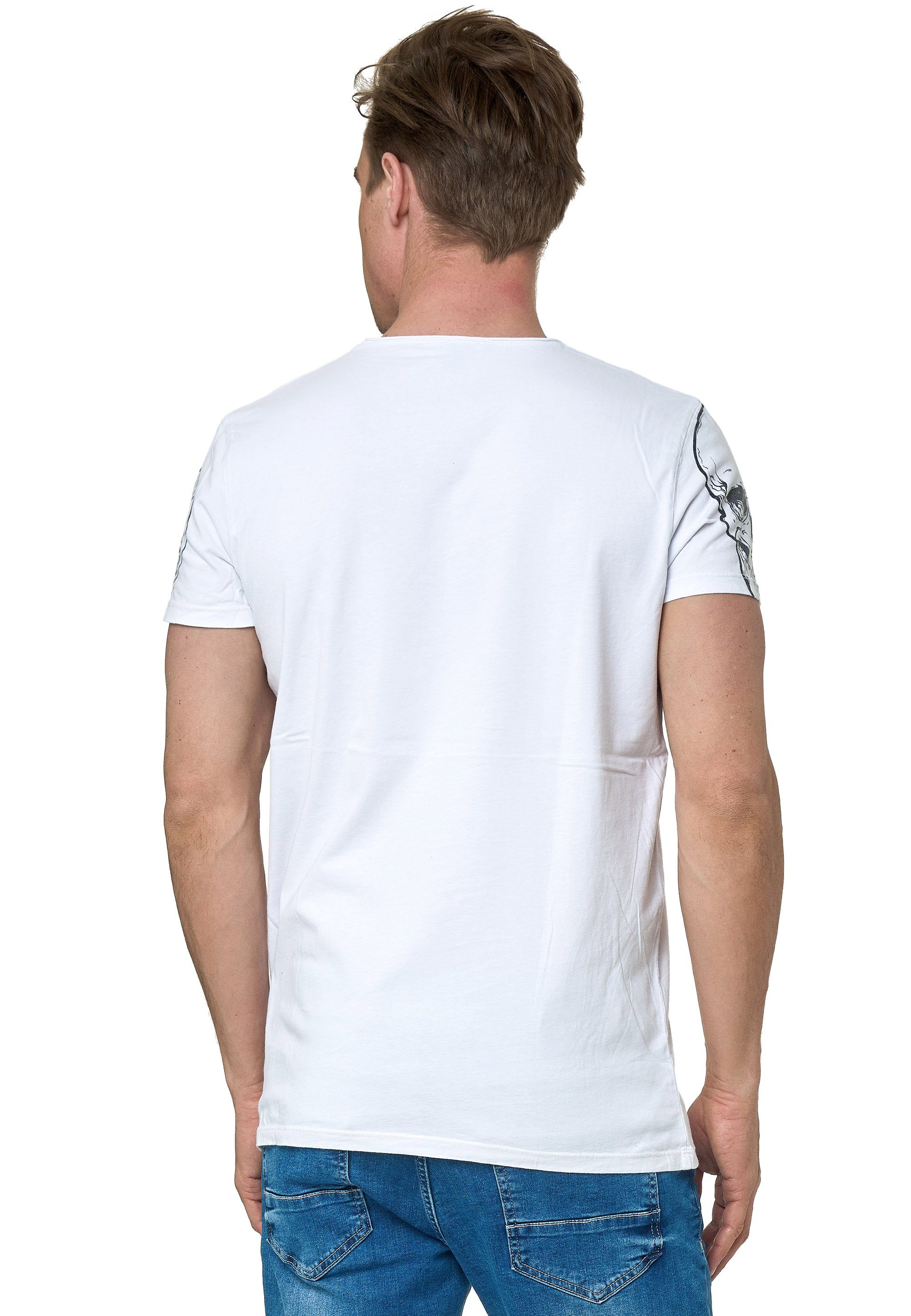 coolem Neal Rusty mit weiß Frontprint T-Shirt