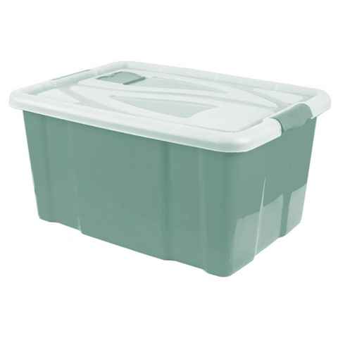 HTI-Living Aufbewahrungsbox Box mit Deckel 55 L (Stück, 1 St., 1 Aufbewahrungsbox mit Deckel), Ordungshelfer Kiste Aufbewahrungsbox
