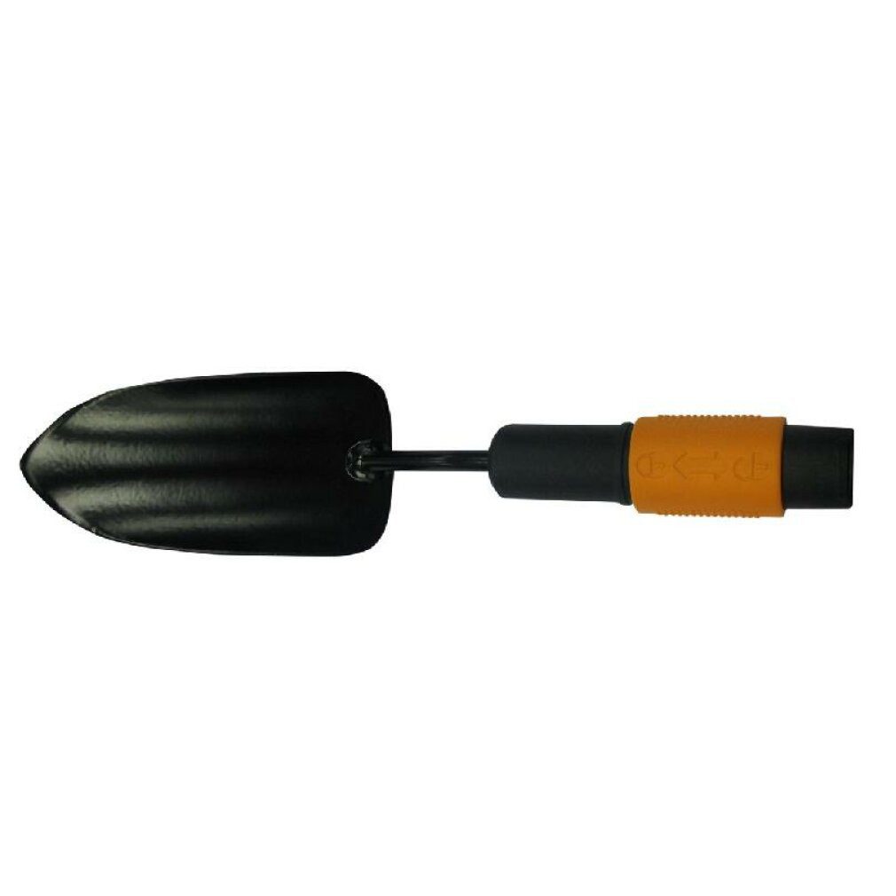 Fiskars Blumenkelle QuikFit Blumenkelle (schwarz/orange, 7,5cm)