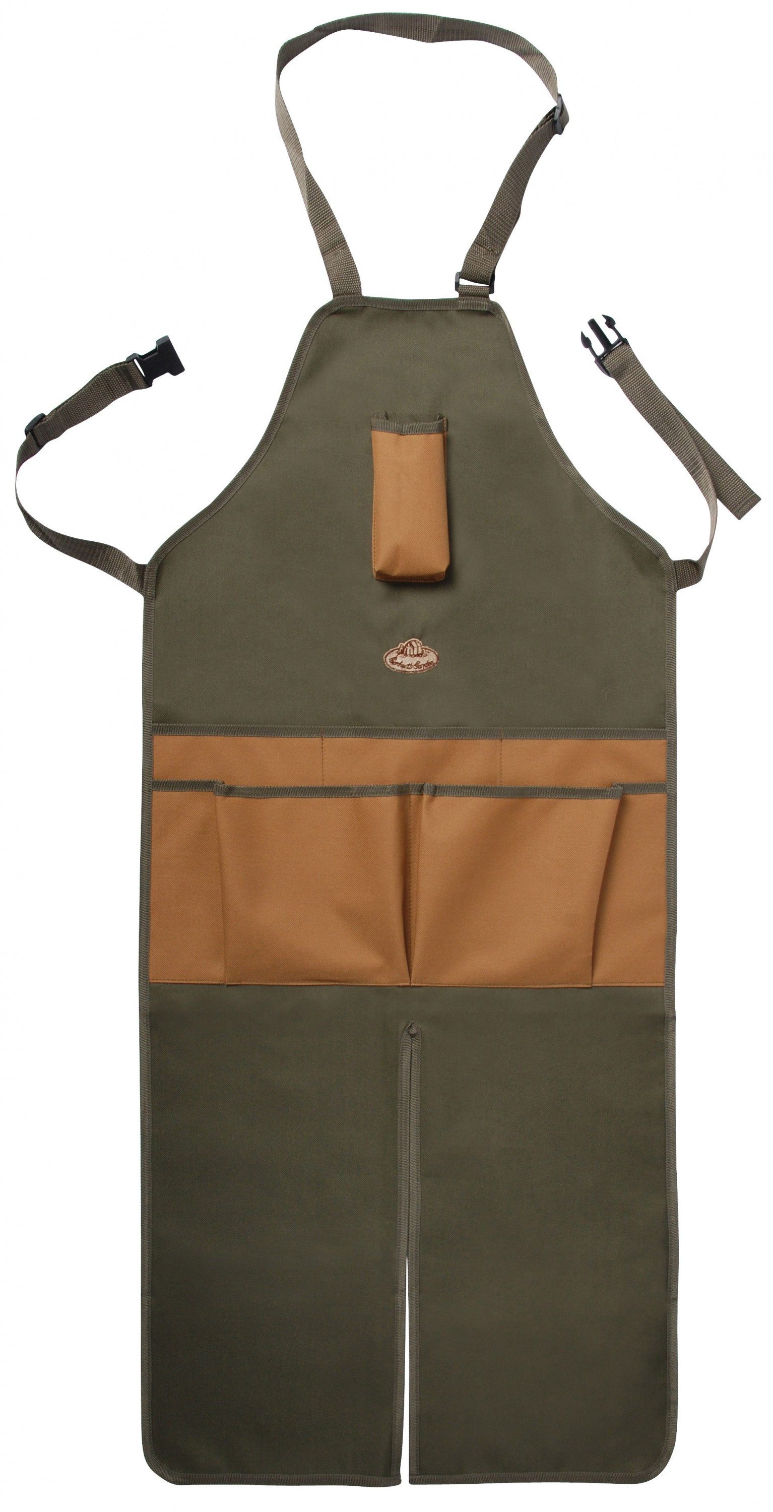 esschert design Grillschürze Esschert Design lang Gartenschürze Schürze oliv grün Garten 45,5x1x120