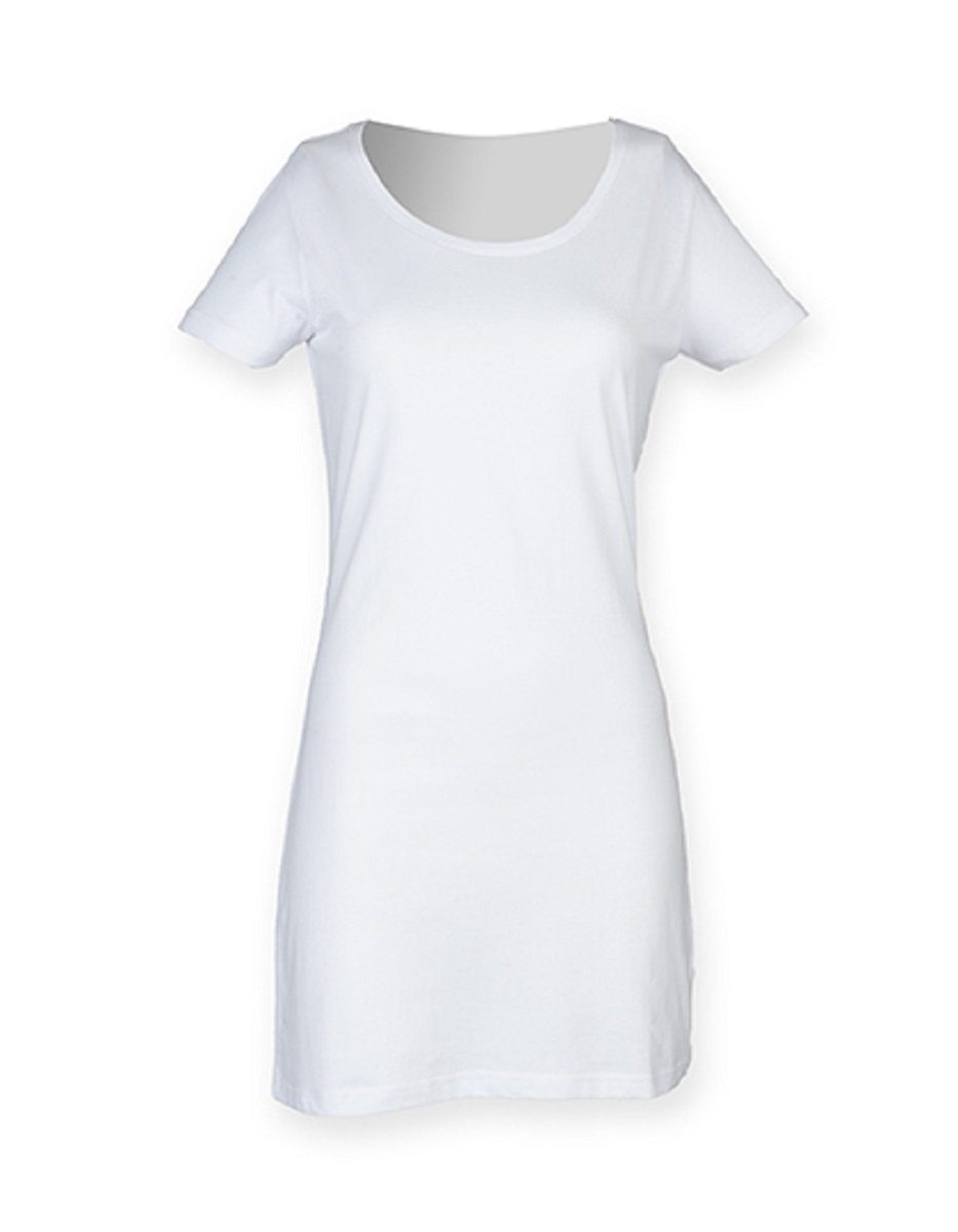 Mädchen Women 1er/2er u. langes 100% Frauen für extra Pack Longshirt Baumwolle weiß Damen SF T-Shirt (1-tlg)