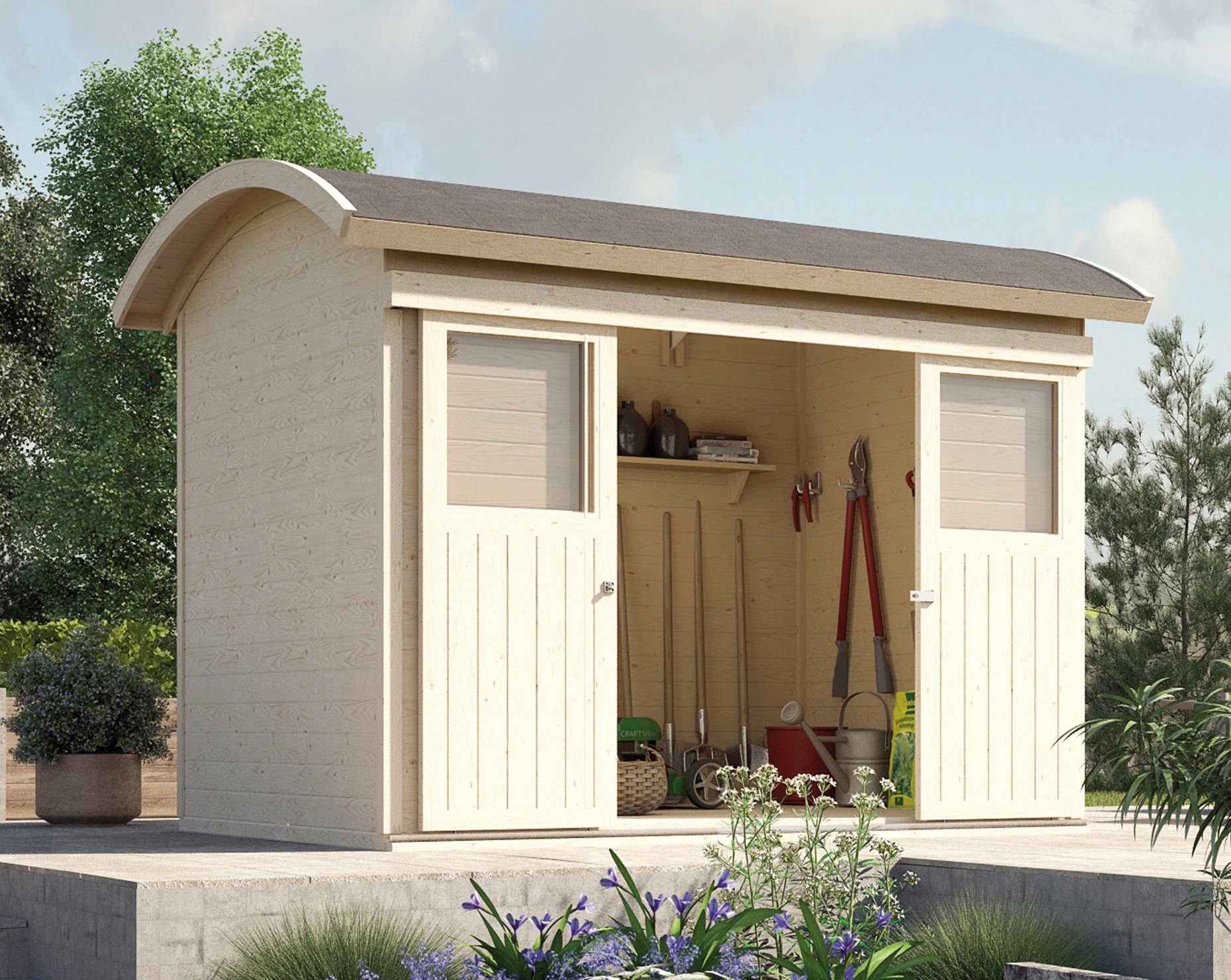 weka Gartenhaus 228, BxT: 344x241 cm