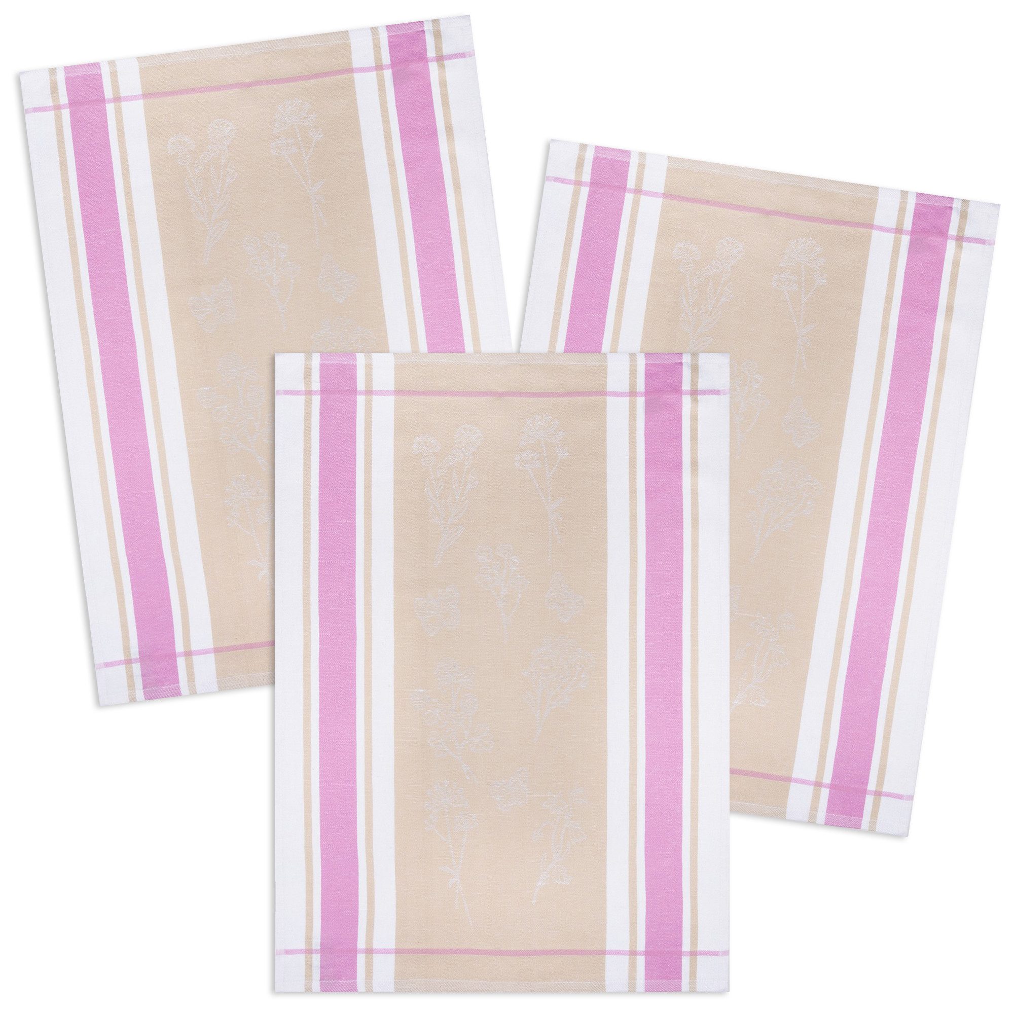 Kracht Geschirrtuch Wildblumen, (Set, 3-tlg., 3-teilig), günstig online kaufen